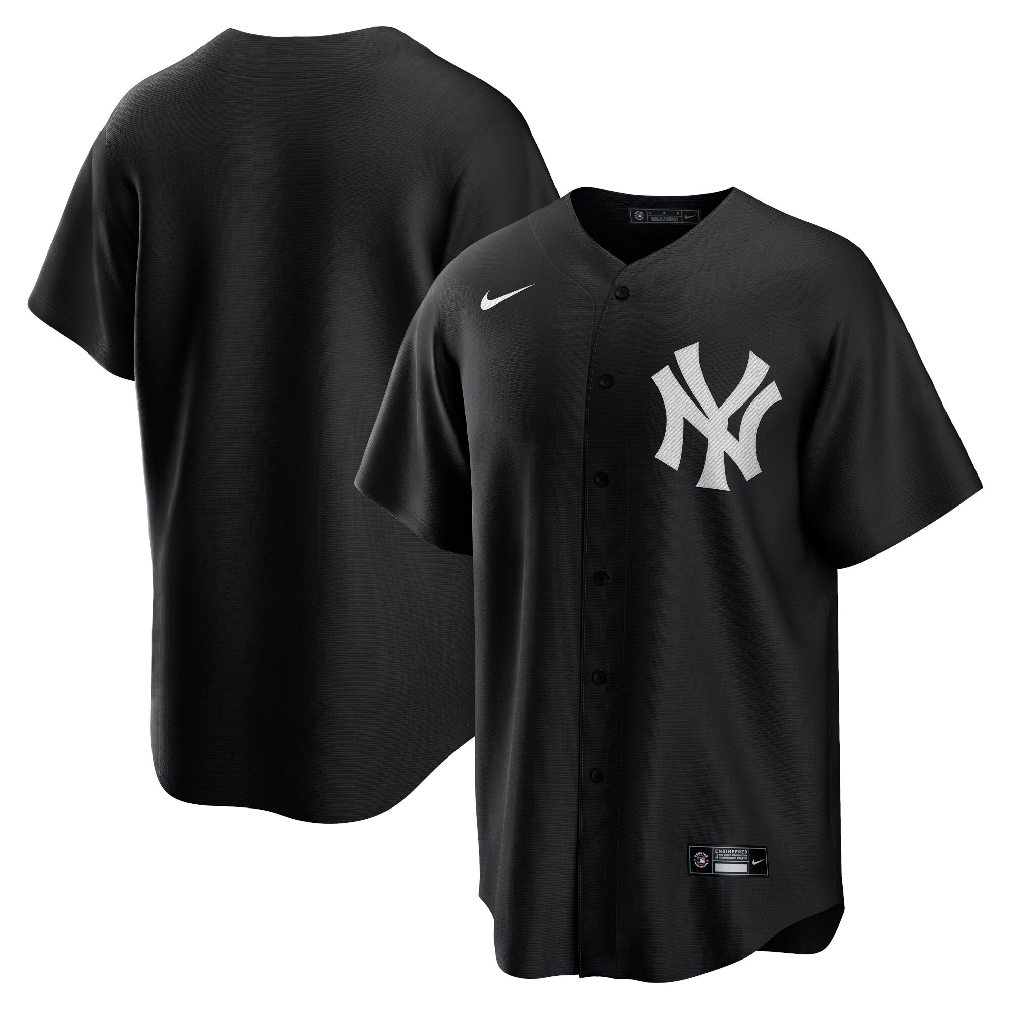 New York Yankees Official Replica Jersey - Black\/White