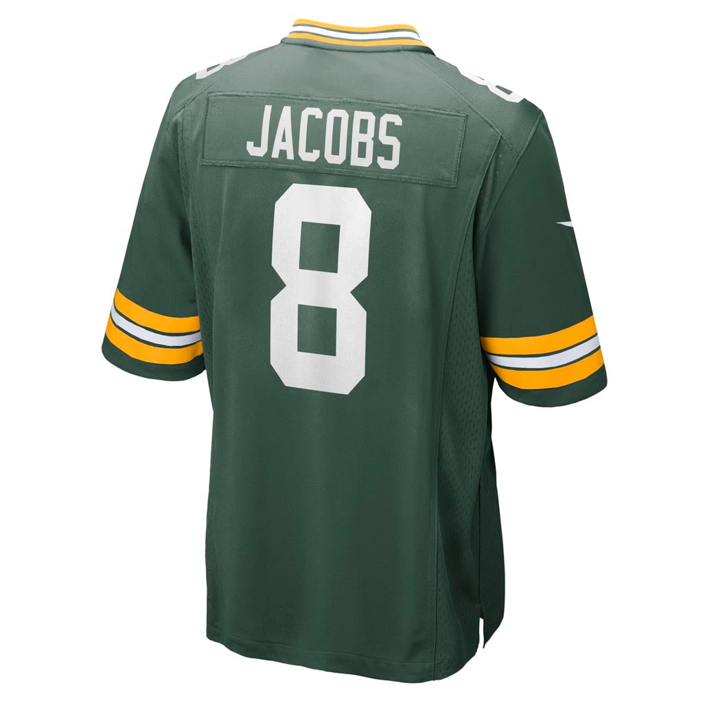 NFL Green Bay Packers Josh Jacobs Nike Home Game Jersey - Green - Image 3