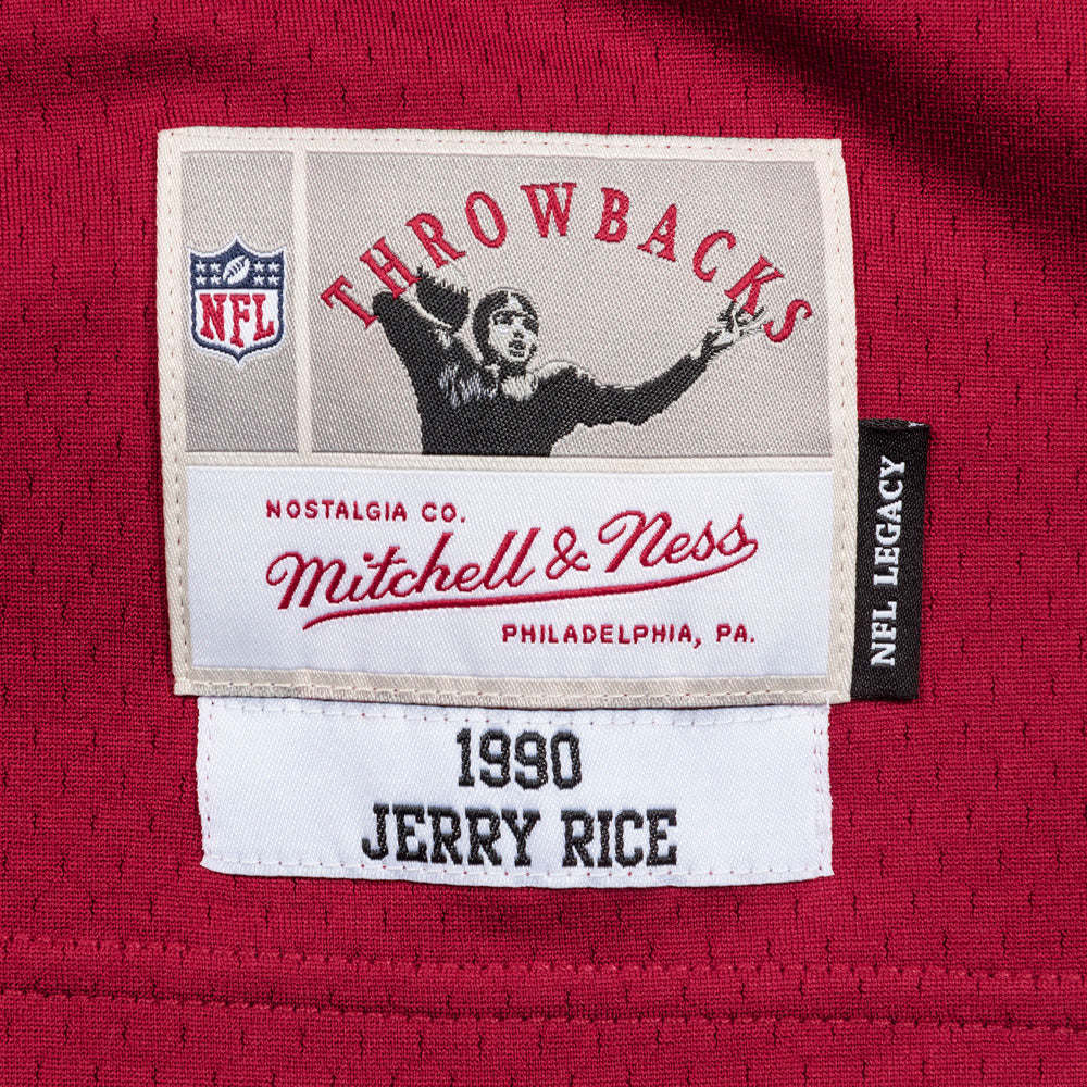 NFL San Francisco 49ers Jerry Rice Mitchell & Ness 1990 Legacy Jersey - Image 4