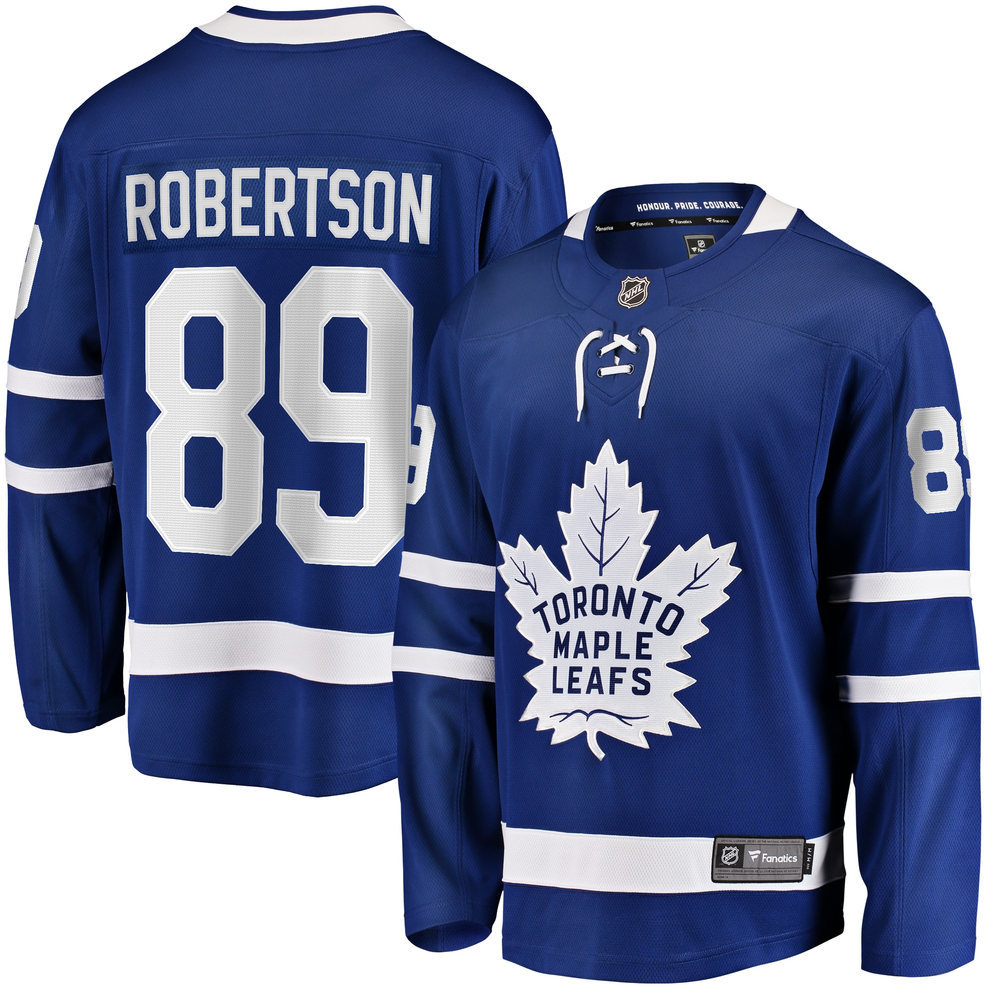 Nicholas Robertson Toronto Maple Leafs Fanatics Home Premier Breakaway Player Jersey - Blue