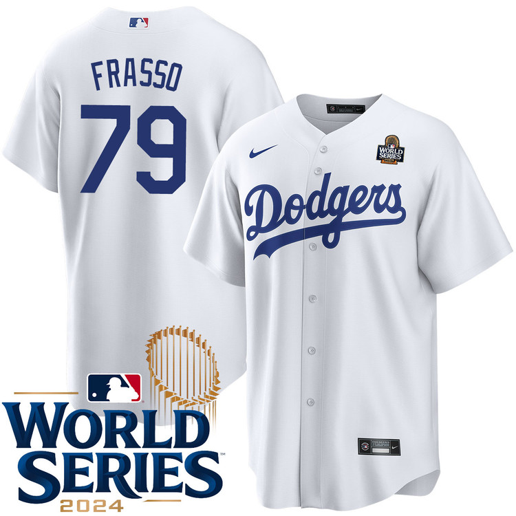 Nick Frasso Los Angeles Dodgers Home World Series Jersey