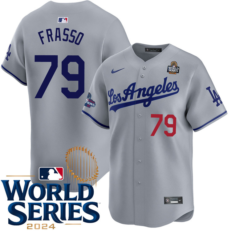 Nick Frasso Los Angeles Dodgers Road Limited World Series Jersey