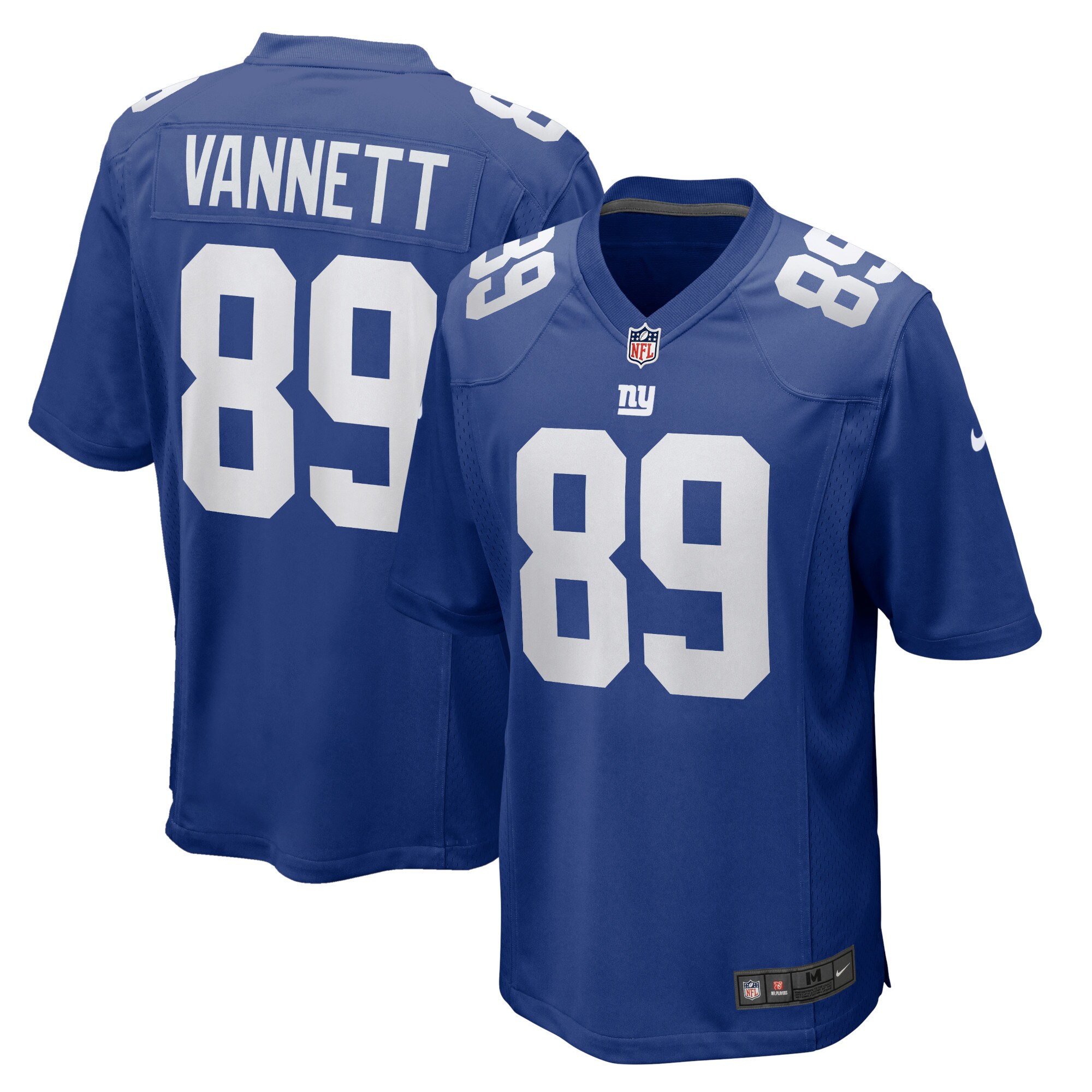 Nick Vannett New York Giants Home Game Player Jersey - Royal