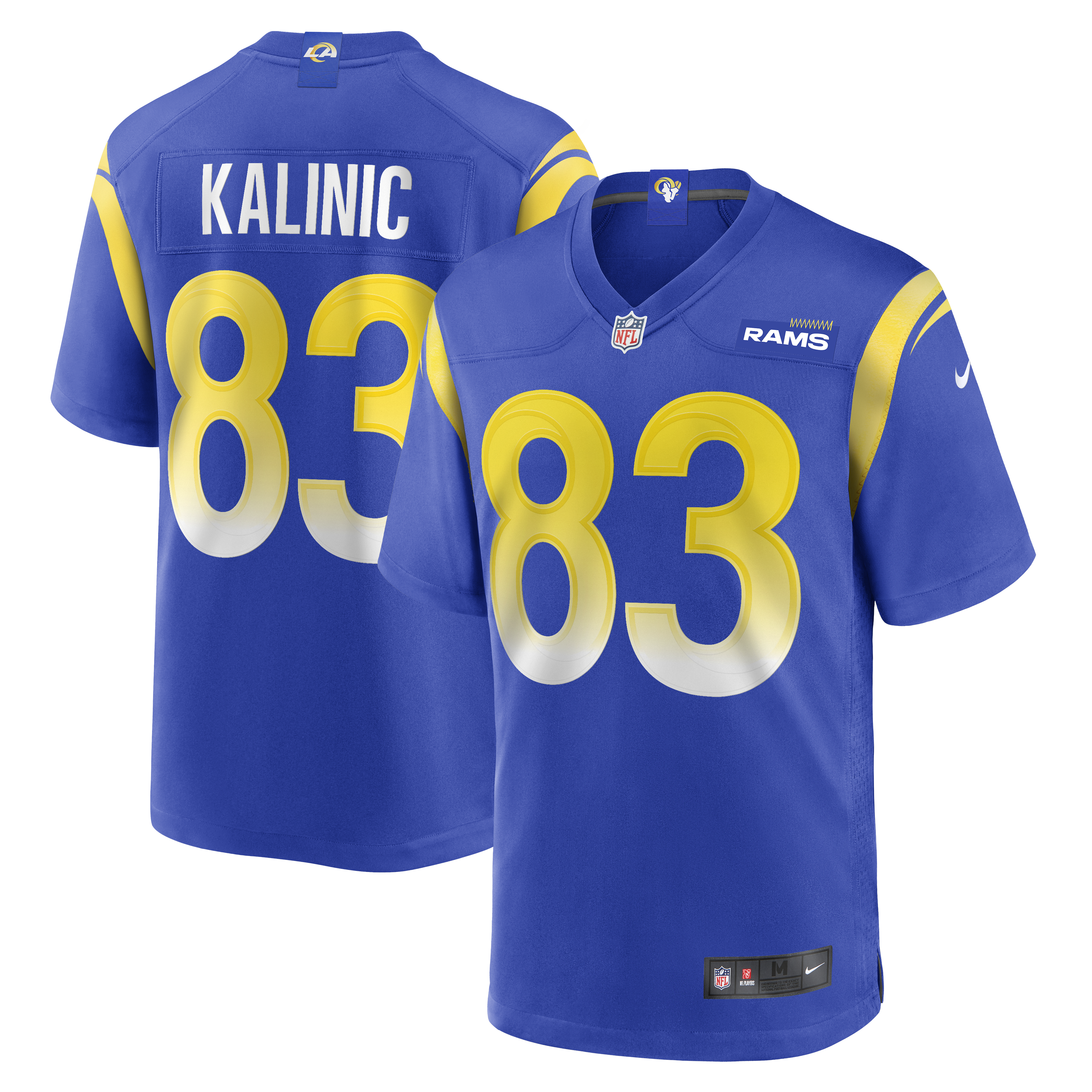 Nikola Kalinic Los Angeles Rams Game Jersey - Royal