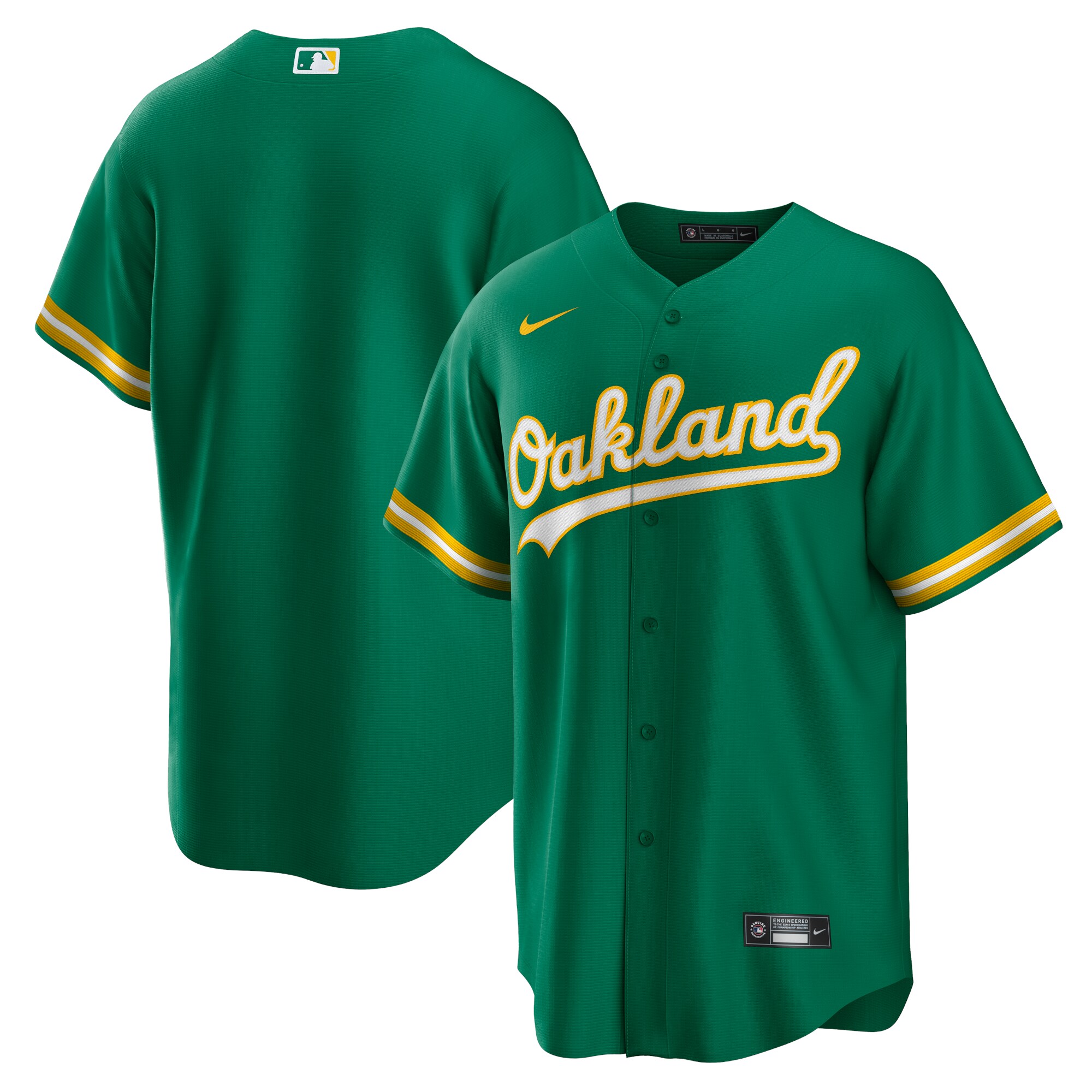 Oakland Athletics Alternate Replica Team Jersey - Green