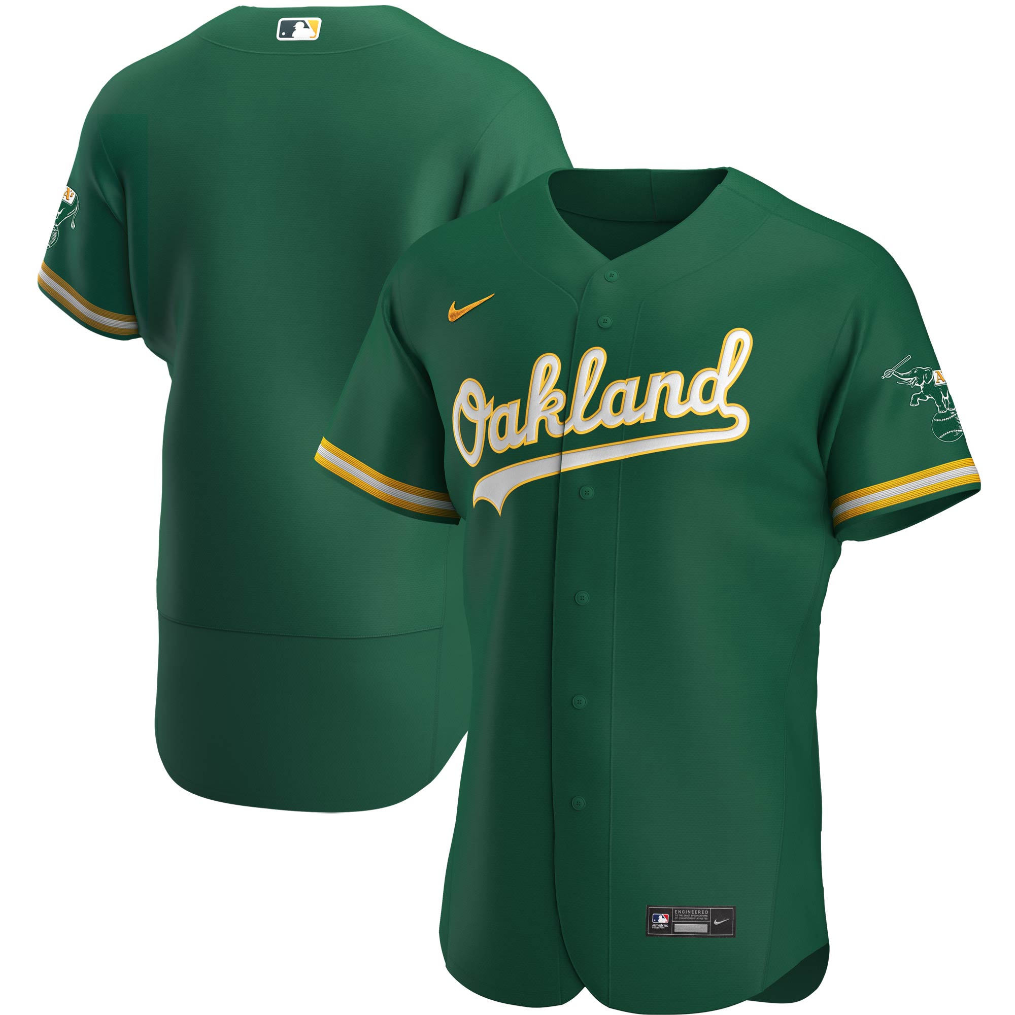 Oakland Athletics Authentic Team Jersey - Kelly Green