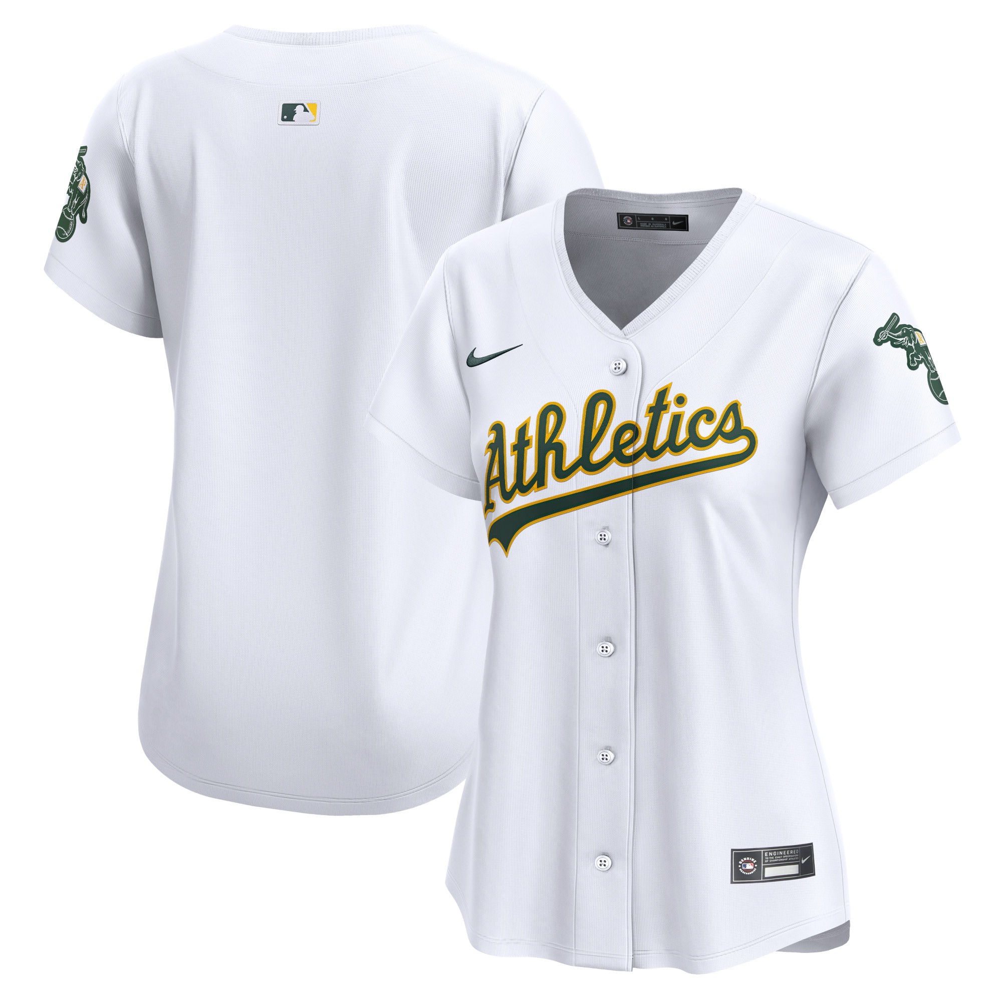 Oakland Athletics Women's Home Limited Jersey - White