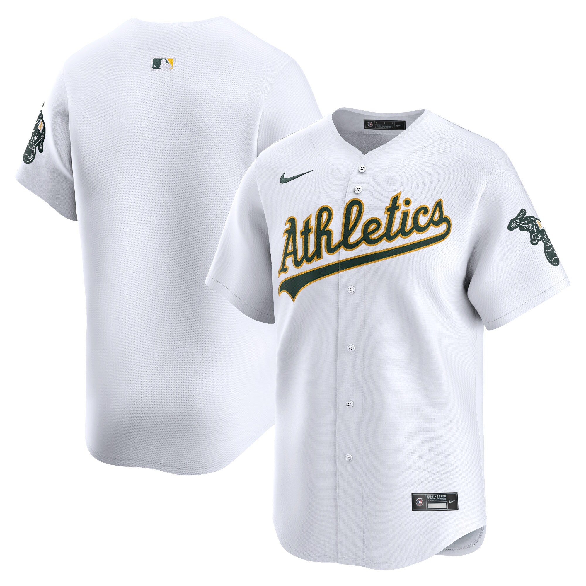 Oakland Athletics Youth Home Limited Jersey - White