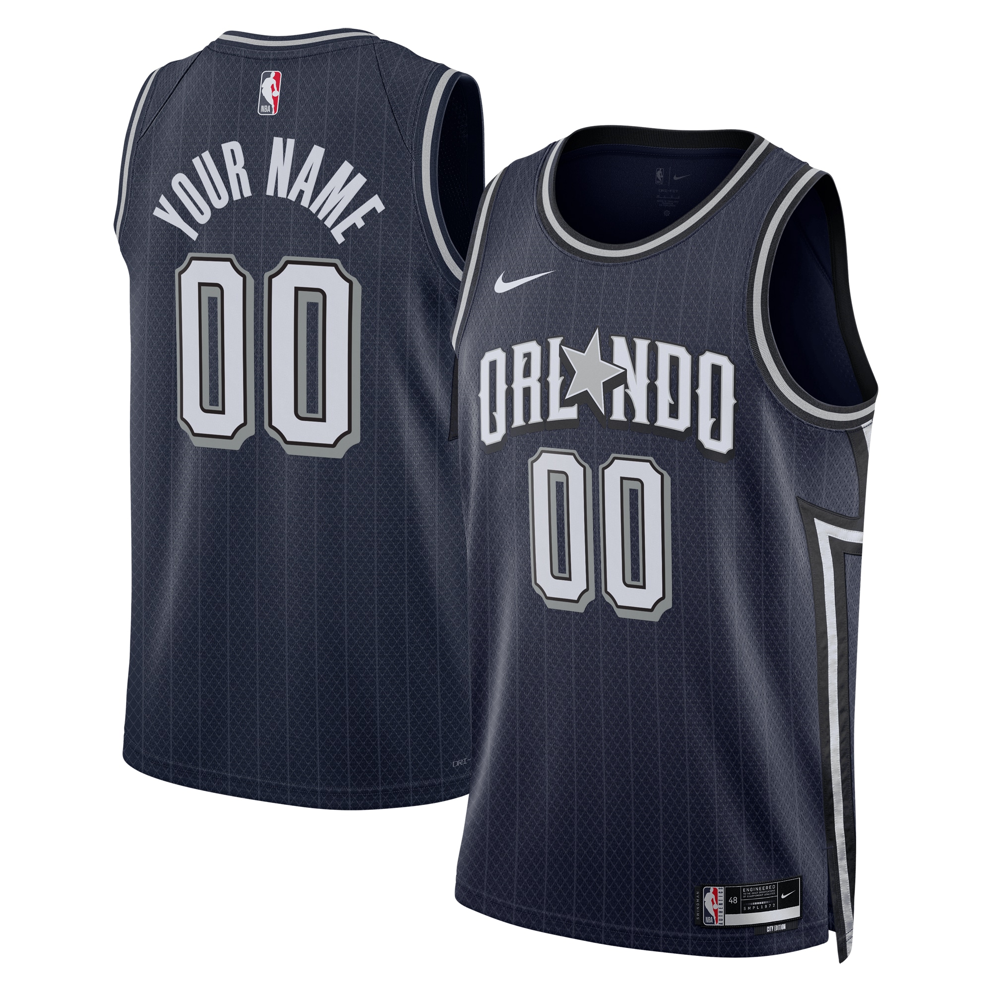 Orlando Magic Unisex 2023\/24 Custom Swingman Jersey - Navy - City Edition