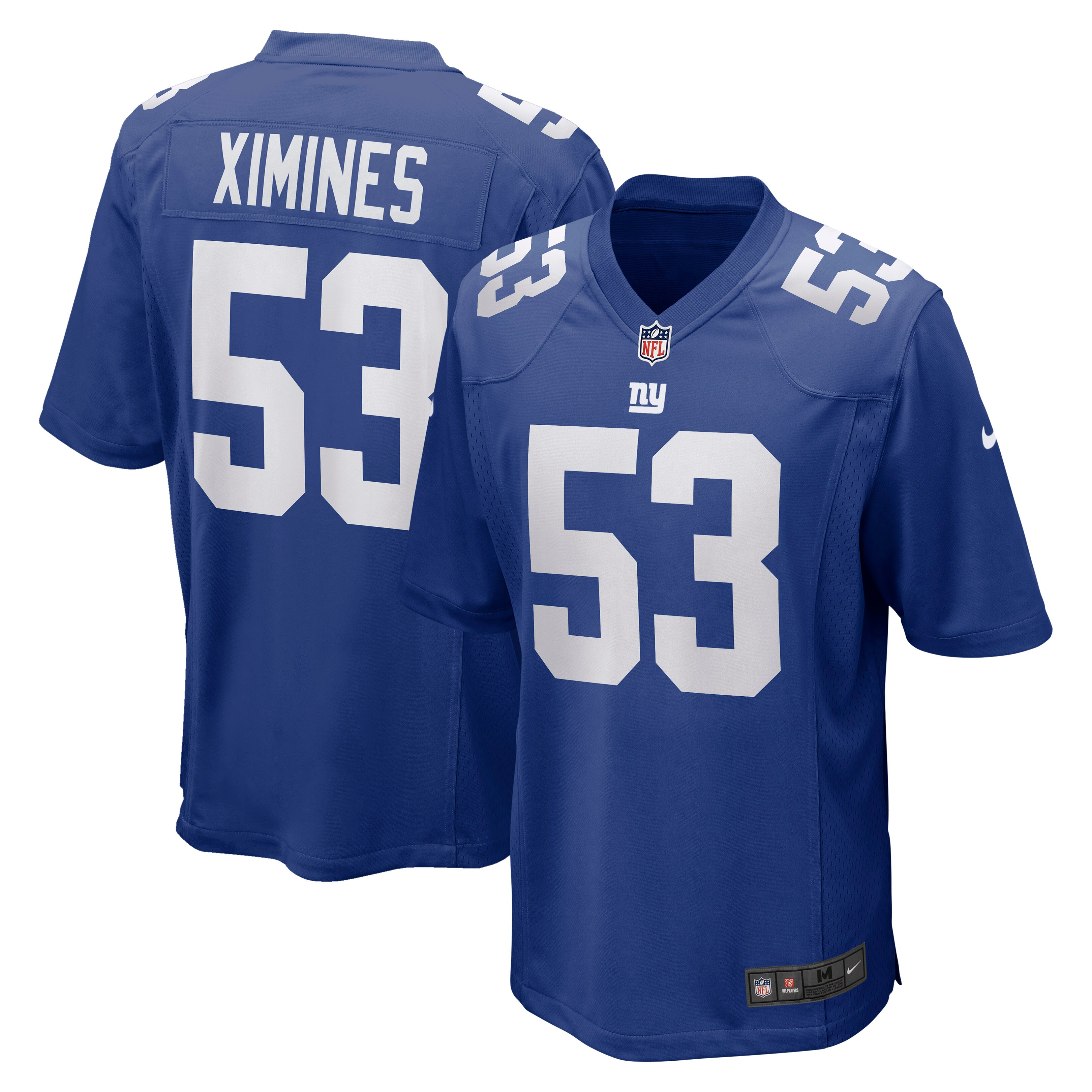 Oshane Ximines New York Giants Game Jersey - Royal