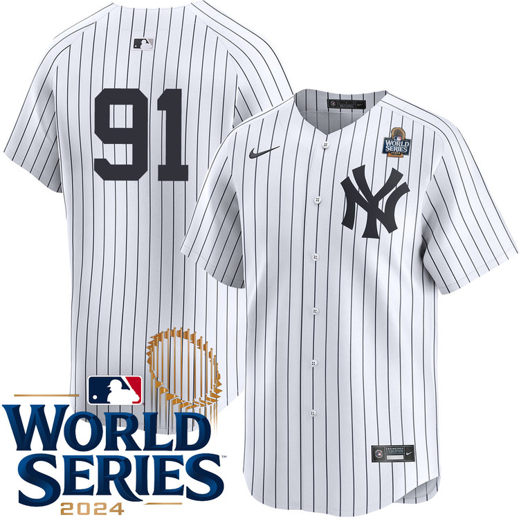 Oswald Peraza New York Yankees Home Limited Player World Series Jersey