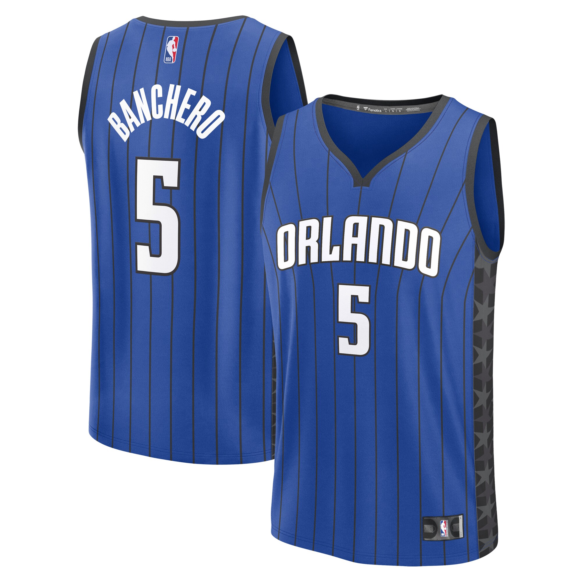 Paolo Banchero Orlando Magic Fanatics Youth Fast Break Replica Player Jersey - Statement Edition - Blue