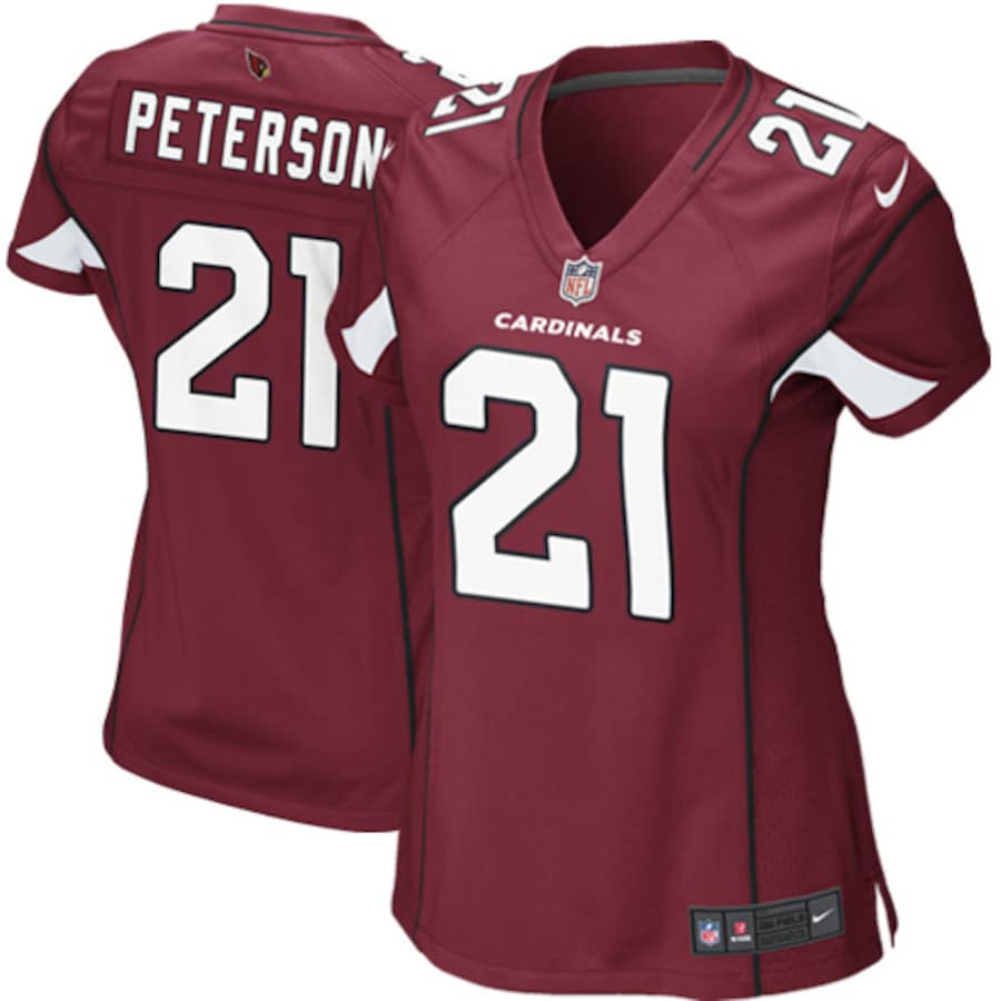Patrick Peterson 21 Arizona Cardinals Women GameJersey - Cardinal