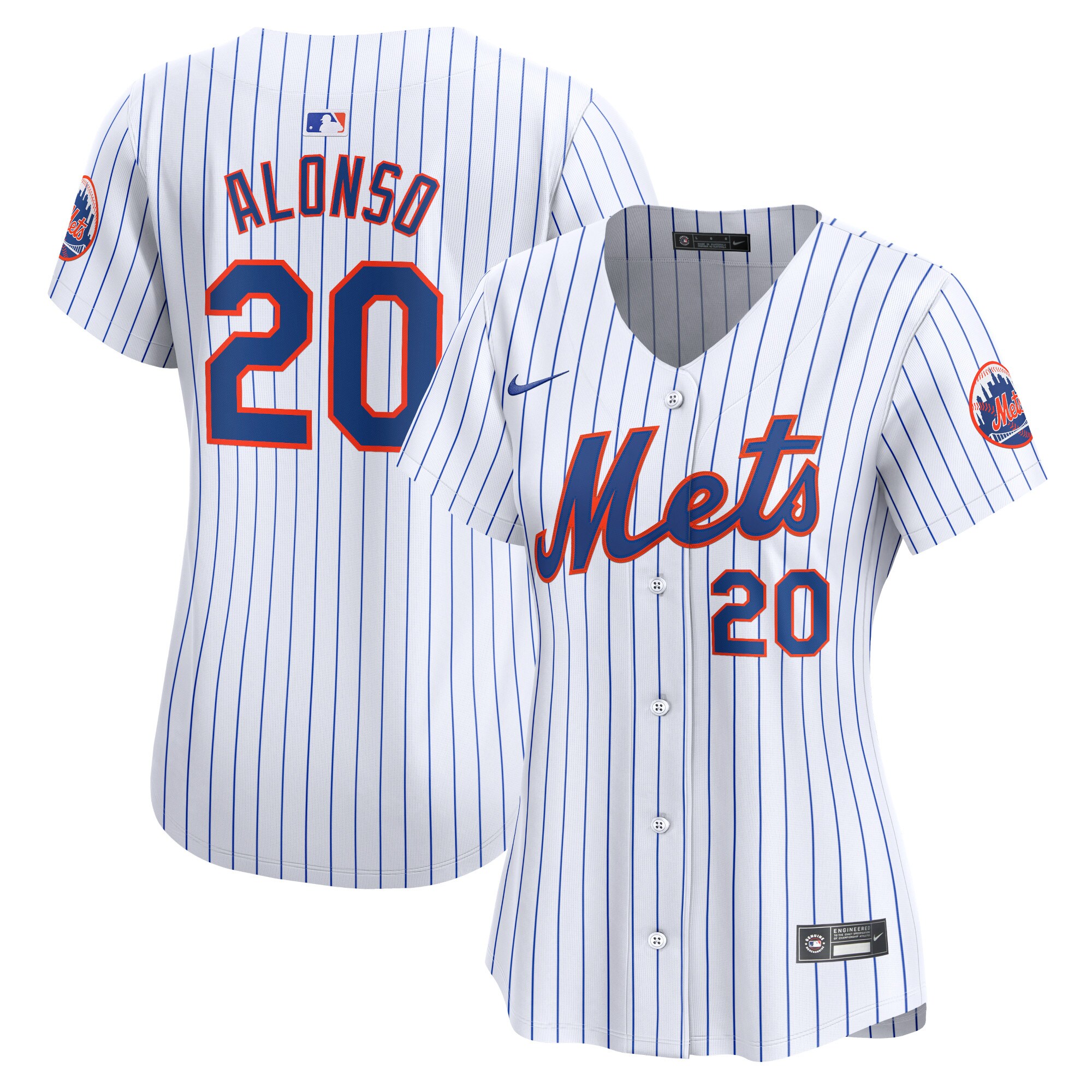 Pete Alonso New York Mets Women's Home Limited Player Jersey - White