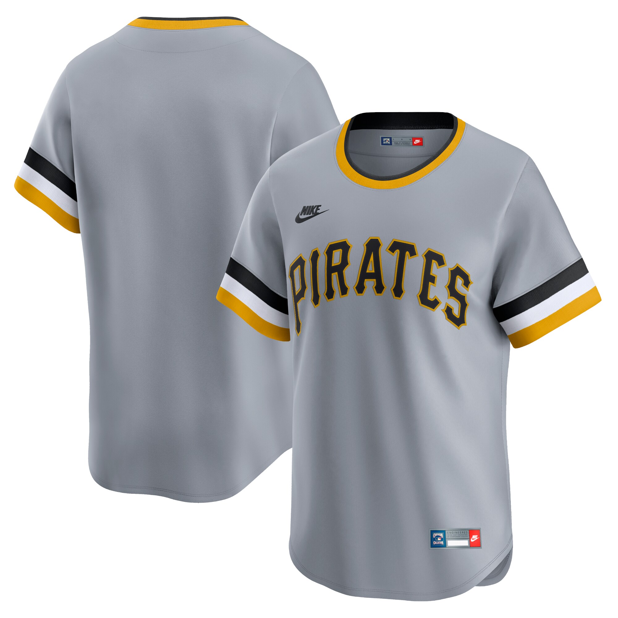 Pittsburgh Pirates Cooperstown Collection Limited Jersey - Gray
