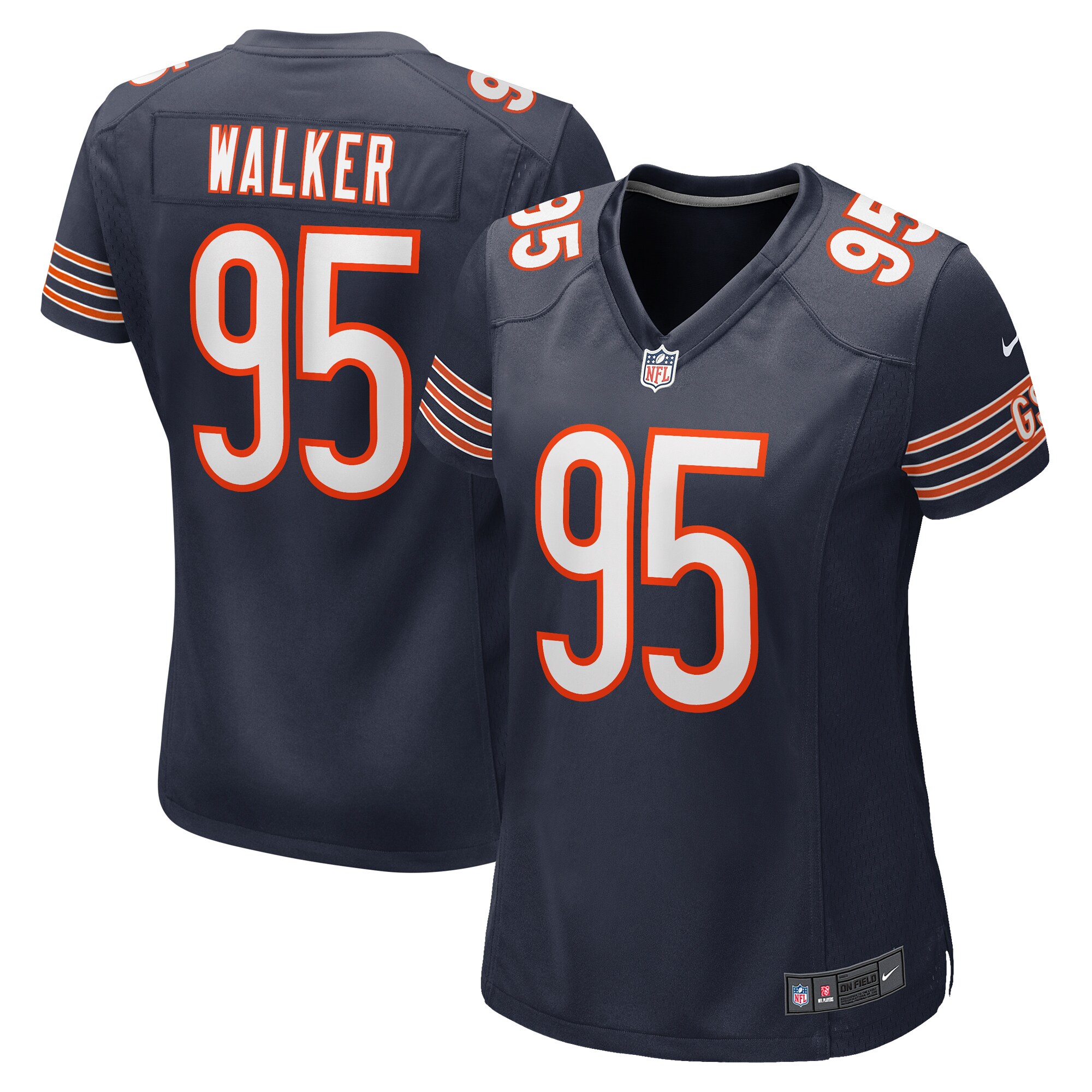 P.J. Walker Chicago Bears Women's Women's All Player Jersey - Navy