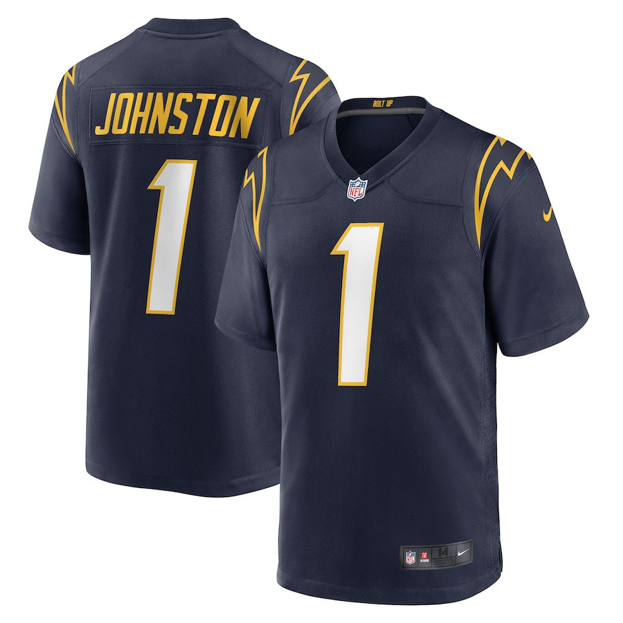 Quentin Johnston 1 Los Angeles Chargers Men Alternate Game Jersey - Navy