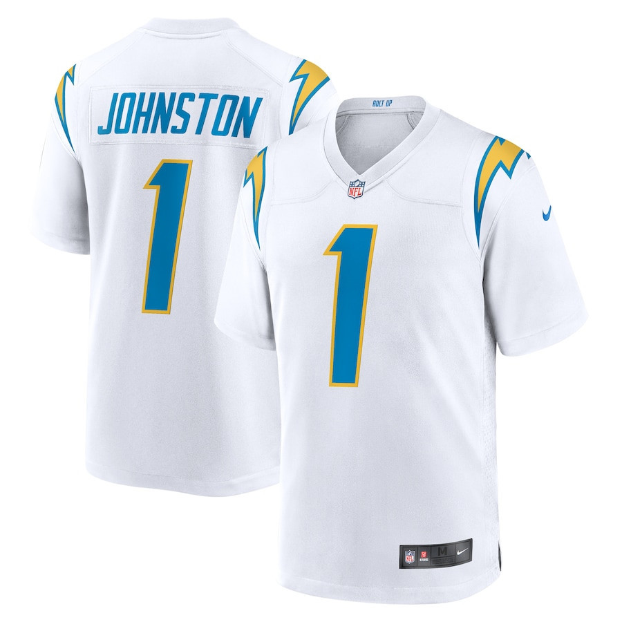 Quentin Johnston 1 Los Angeles Chargers Men Away Game Jersey - White