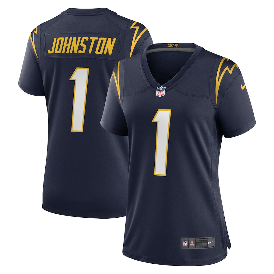 Quentin Johnston 1 Los Angeles Chargers Women Alternate Game Jersey - Navy