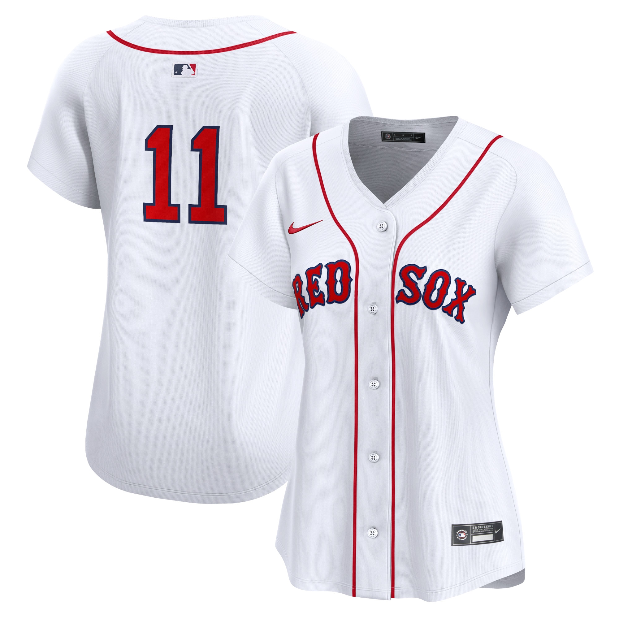Rafael Devers Boston Red Sox Women's Home Limited Player Jersey - White