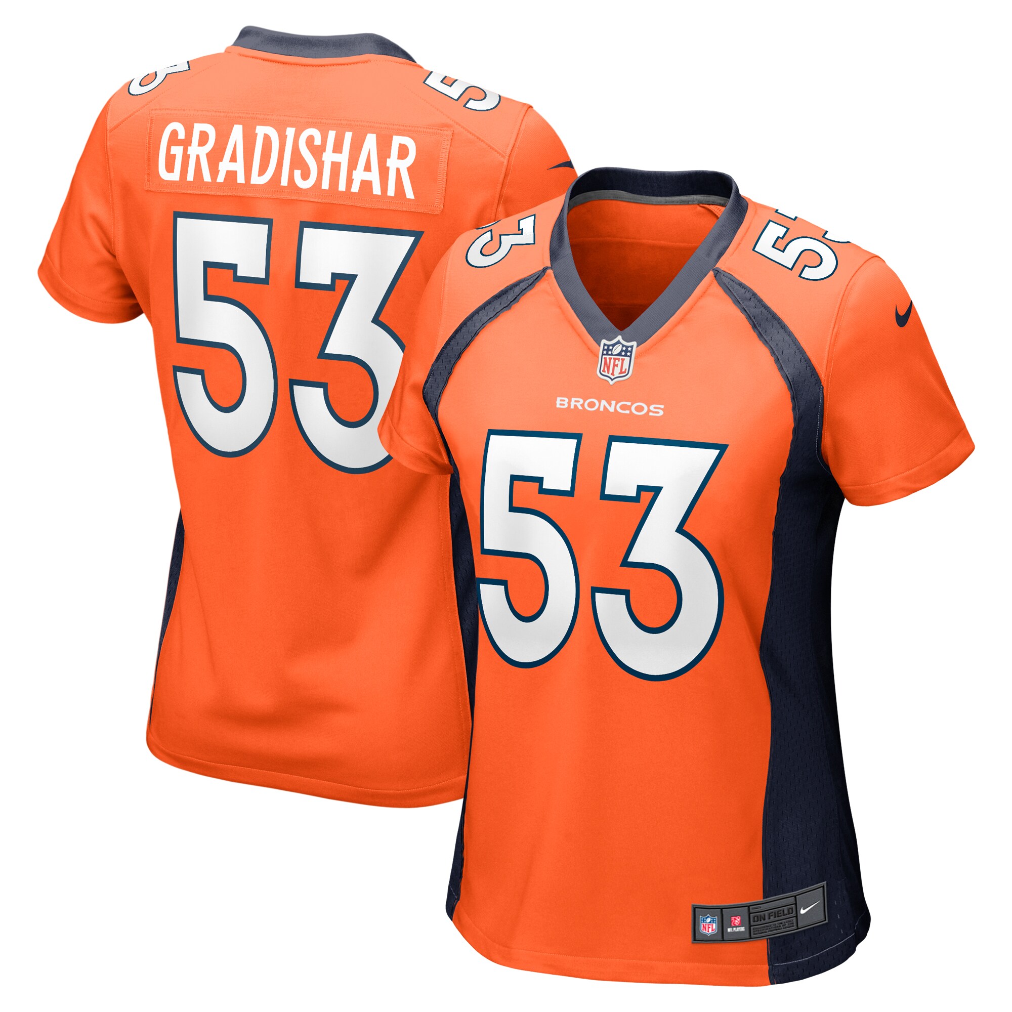 Randy Gradishar Denver Broncos Women's Retired Player Game Jersey - Orange