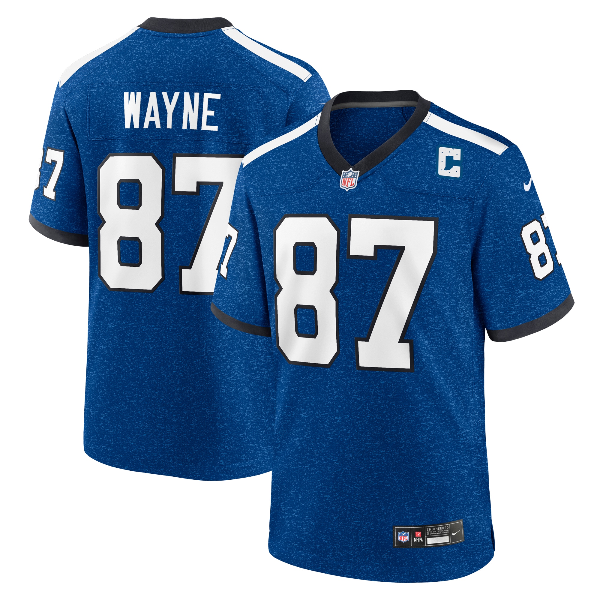 Reggie Wayne Indianapolis Colts Indiana Nights Alternate Game Jersey - Royal