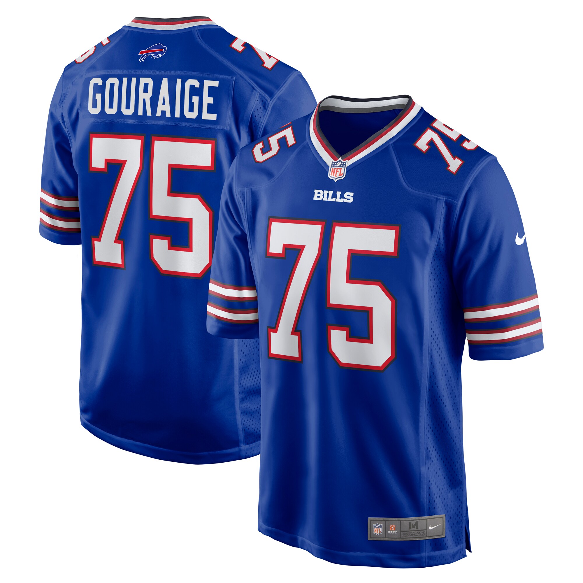 Richard Gouraige Buffalo Bills Team Game Jersey - Royal