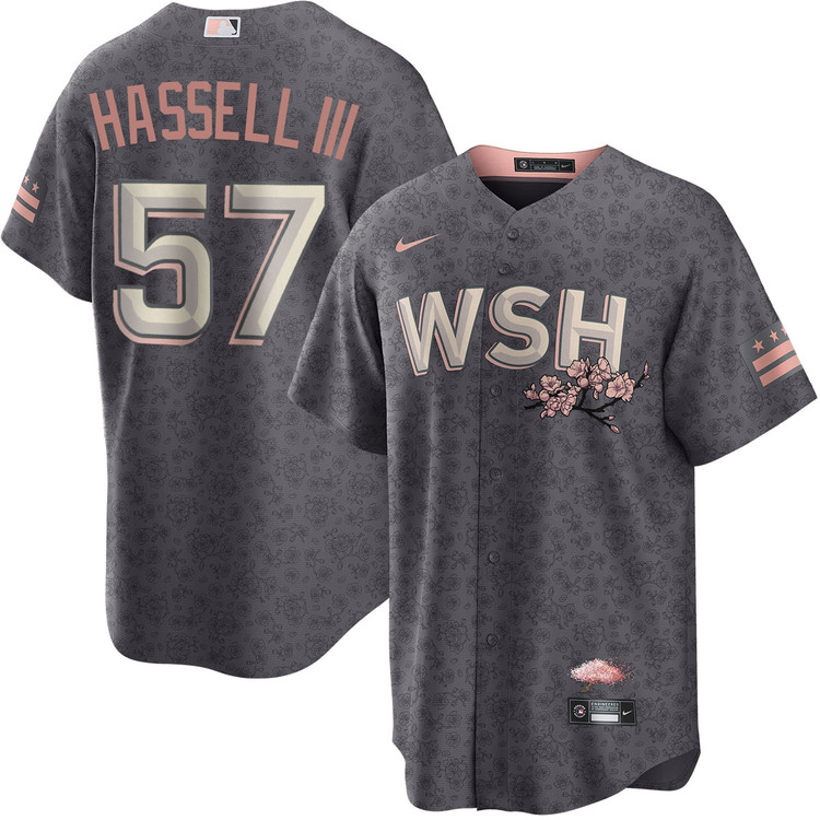Robert Hassell III Washington Nationals City Connect Jersey