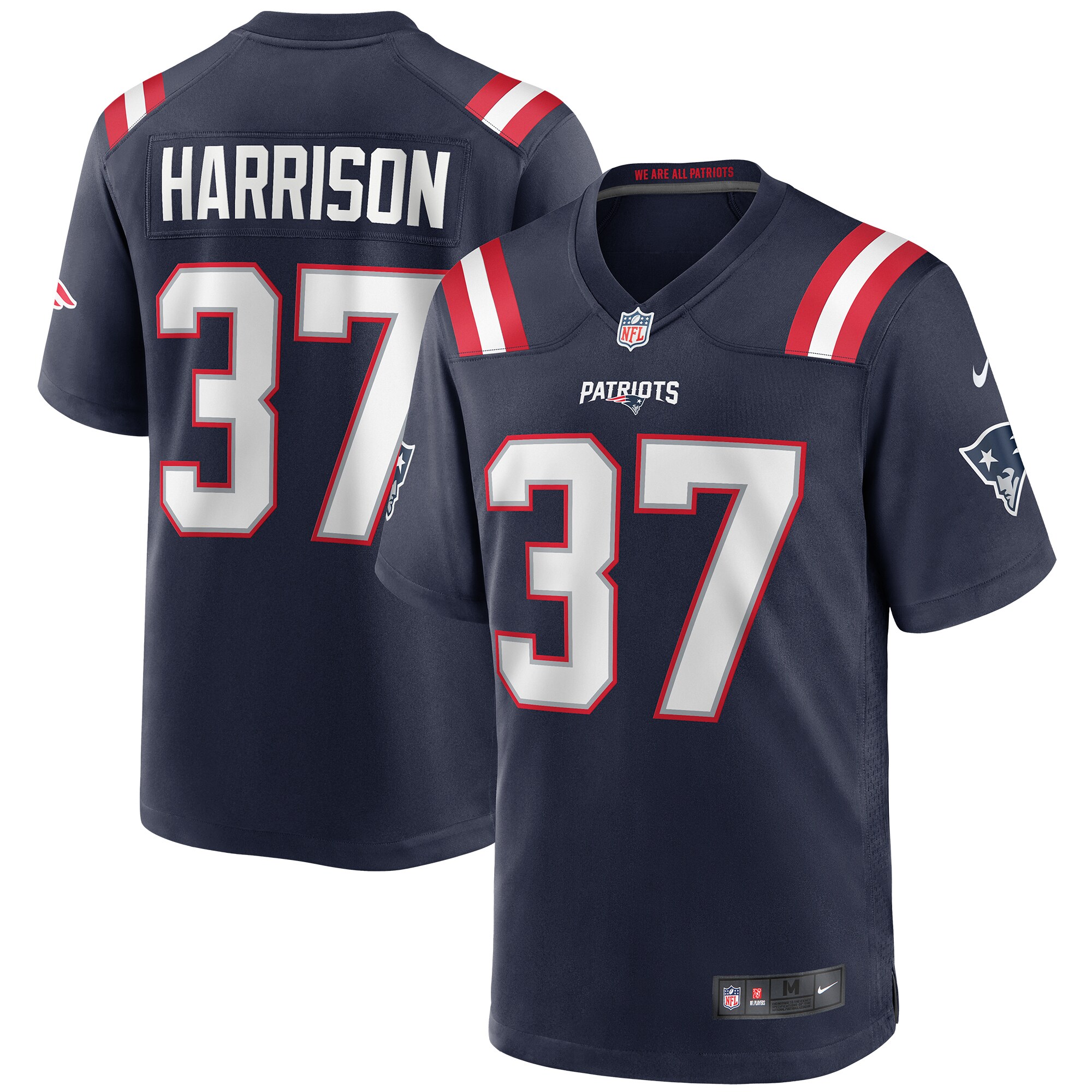 Rodney Harrison New England Patriots Game Retired Player Jersey - Navy