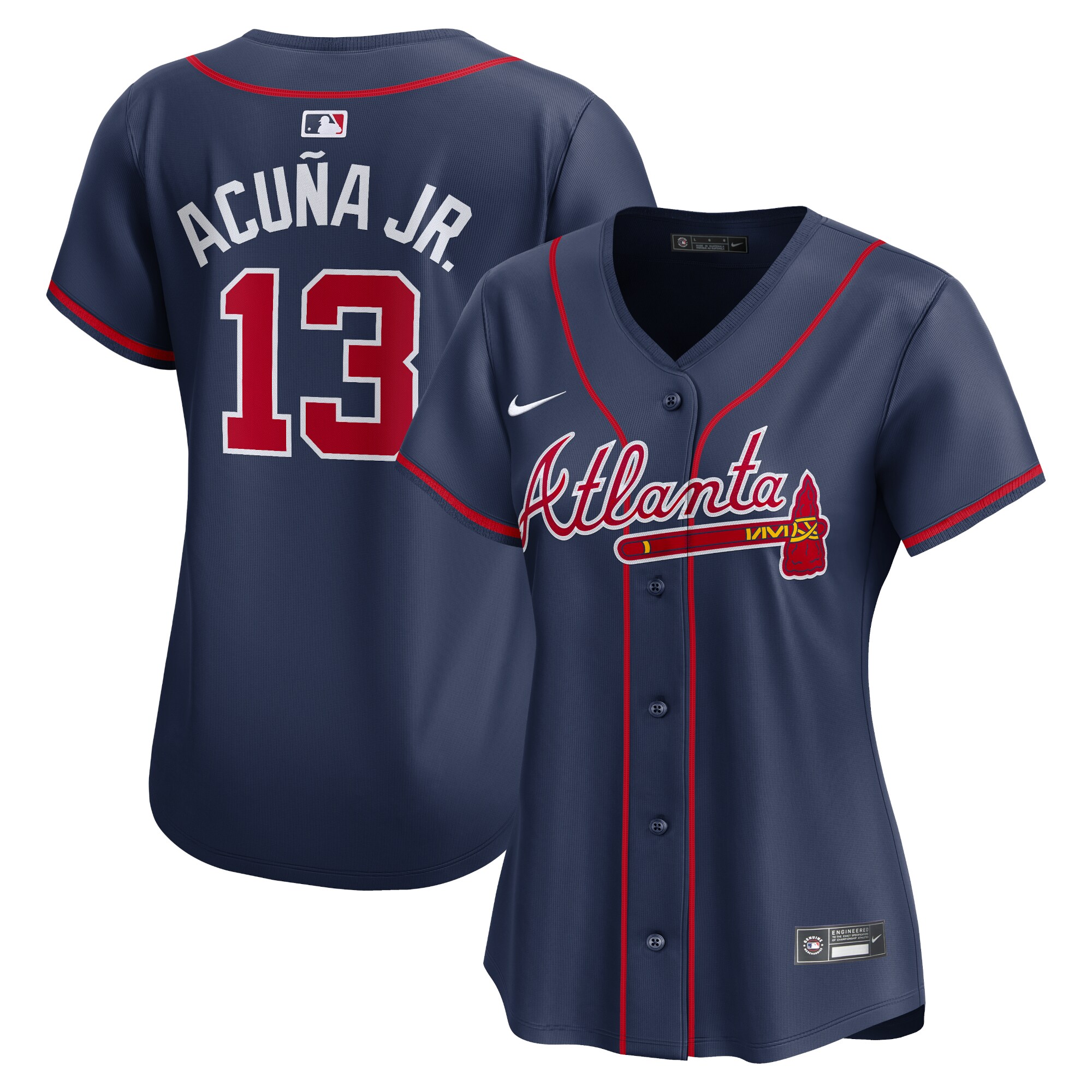 Ronald Acu\u00c3\u00b1a Jr. Atlanta Braves Women's Alternate Limited Player Jersey\u00c2\u00a0\u00e2\u20ac\u201c Navy