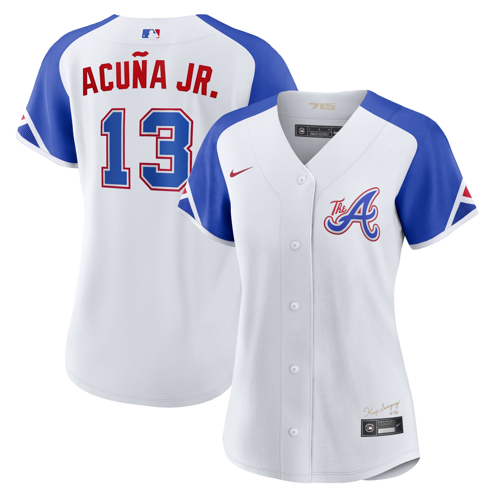 Ronald Acu\u00c3\u00b1a Jr. Atlanta Braves Women's City Connect Replica Player Jersey - White