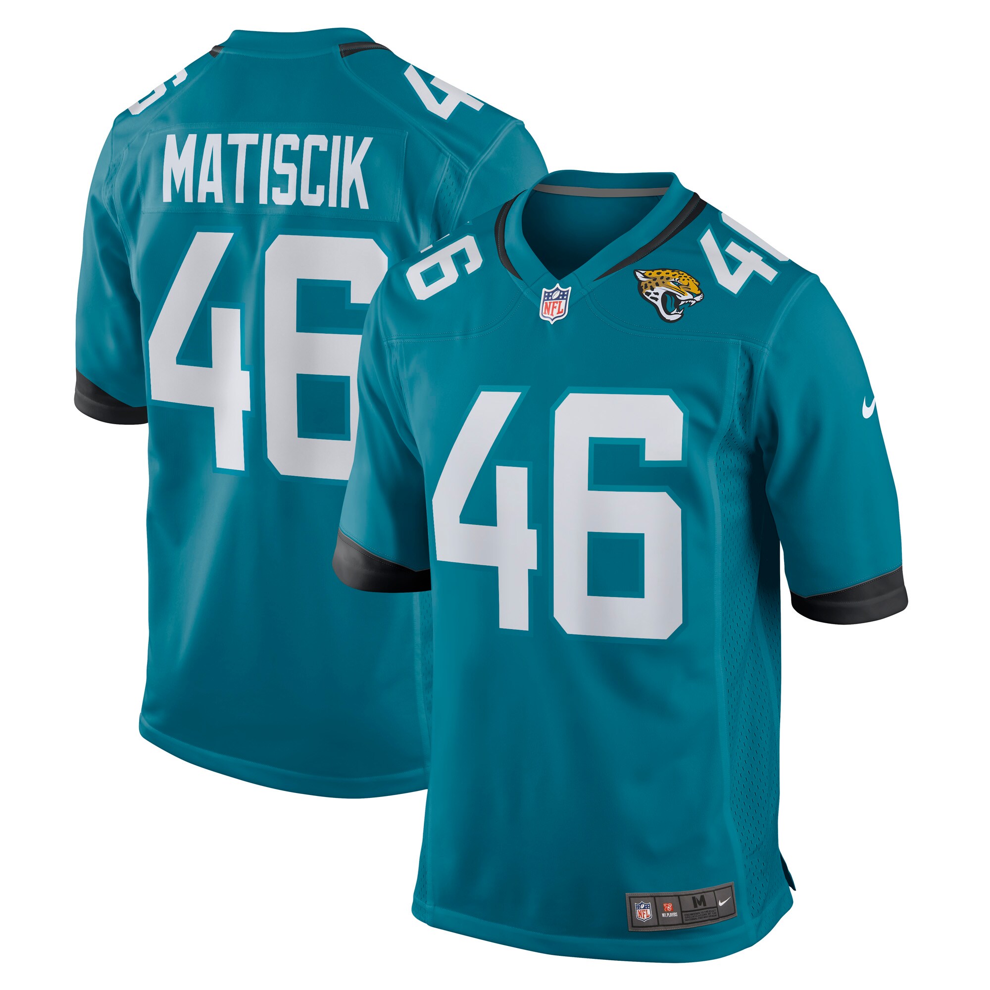 Ross Matiscik Jacksonville Jaguars Game Jersey - Teal