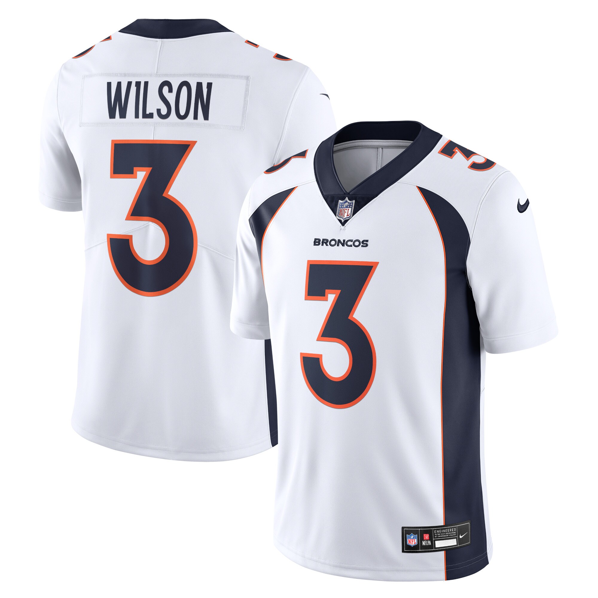 Russell Wilson Denver Broncos Vapor Untouchable Limited Jersey - White