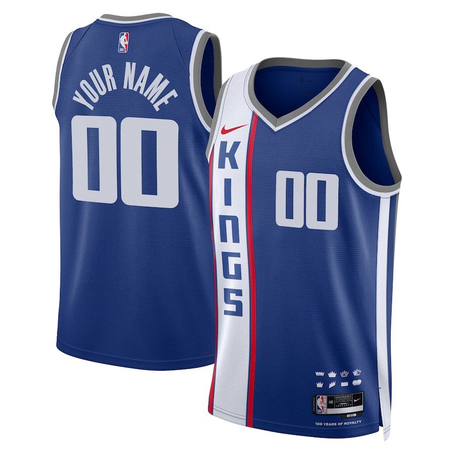 Sacramento Kings 2023/24 City Edition Swingman Custom Jersey - Blue
