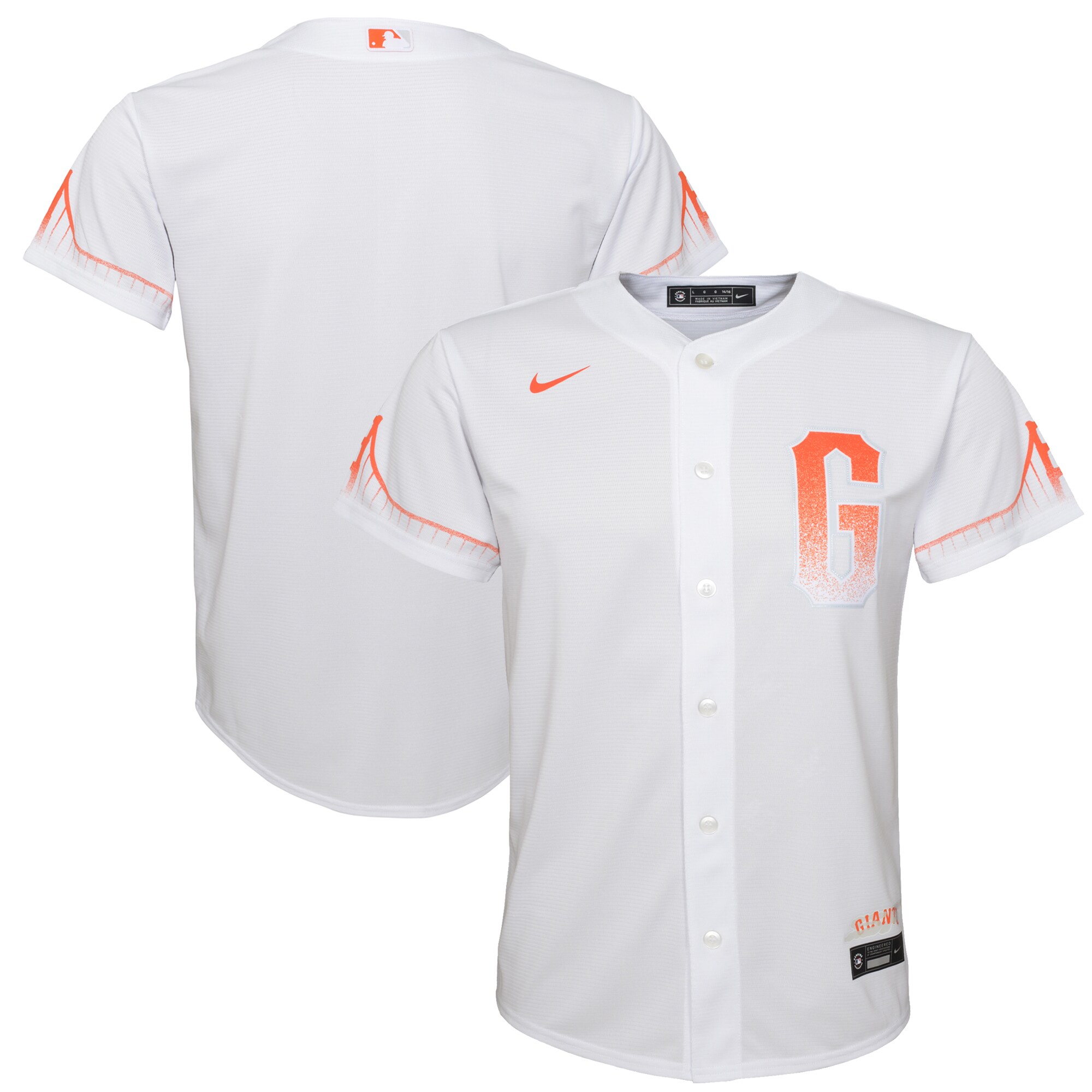 San Francisco Giants Youth City Connect Replica Jersey - White