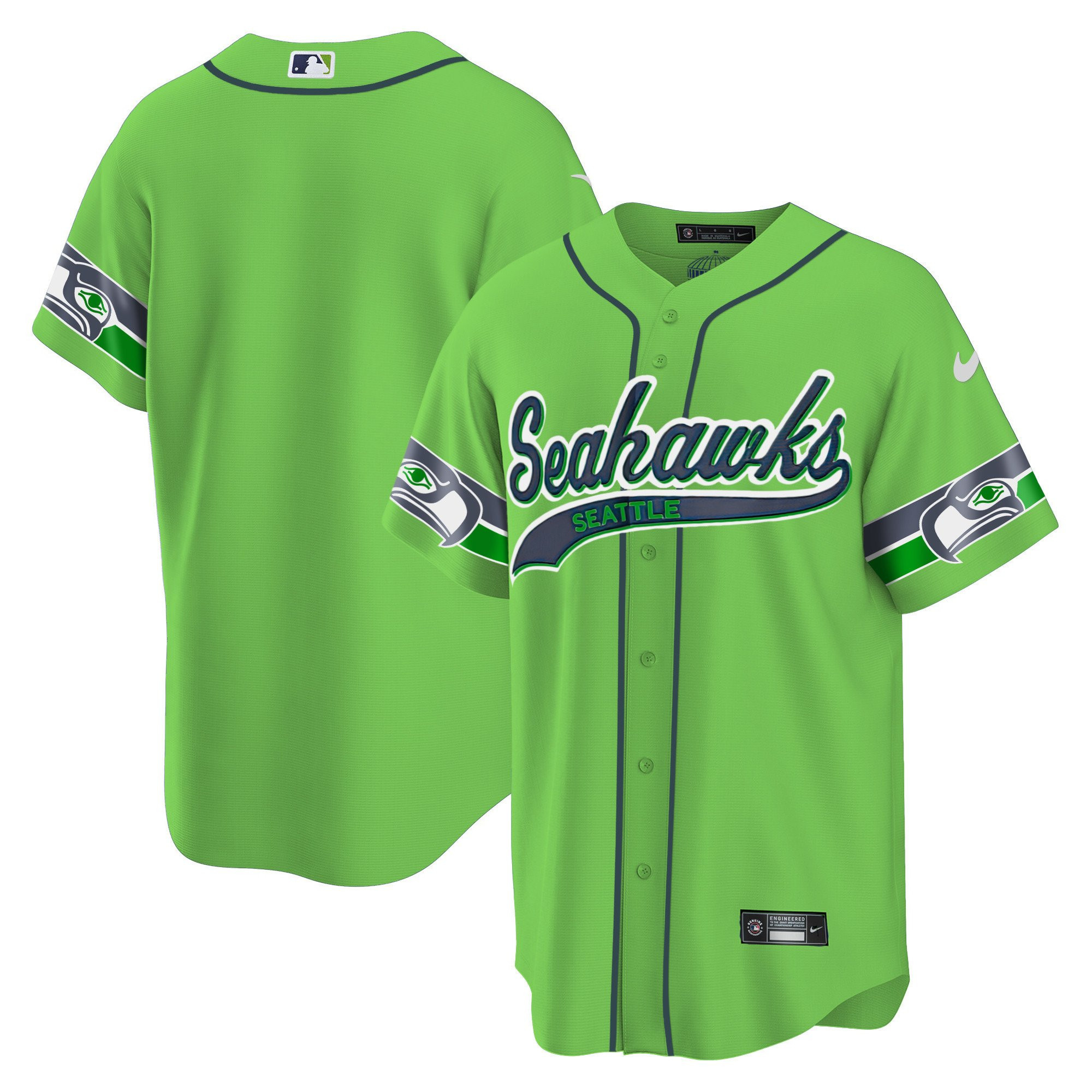 Seattle Seahawks Men Jersey - Green