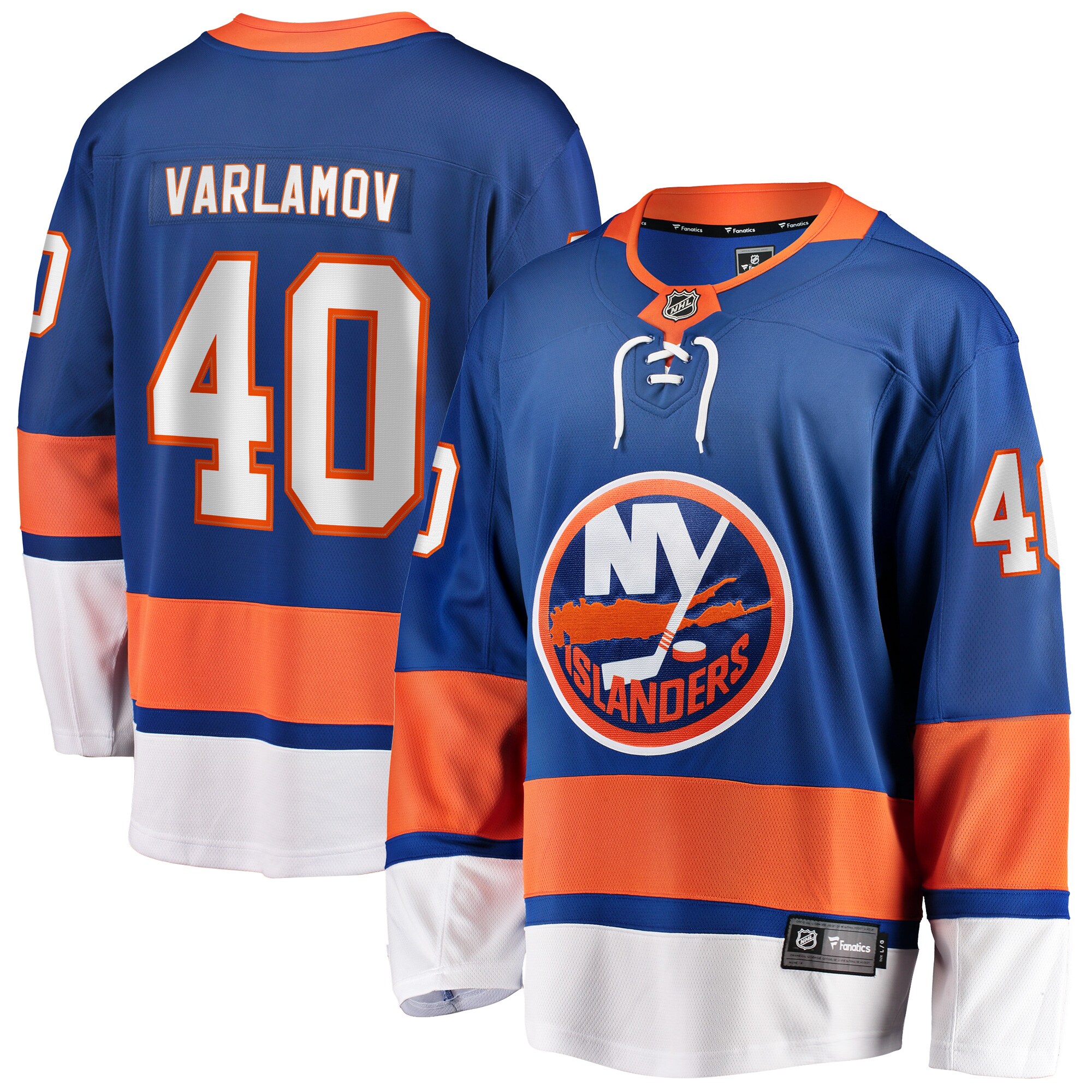 Semyon Varlamov New York Islanders Fanatics Replica Player Jersey - Royal