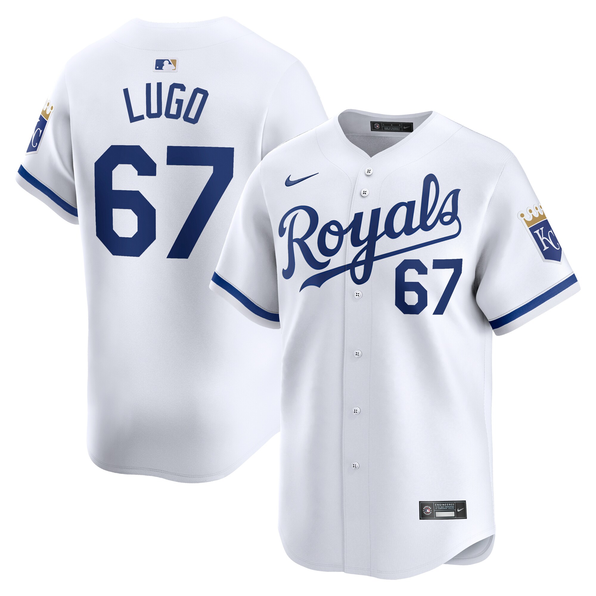 Seth Lugo Kansas City Royals Home Limited Player Jersey\u00c2\u00a0\u00e2\u20ac\u201c White