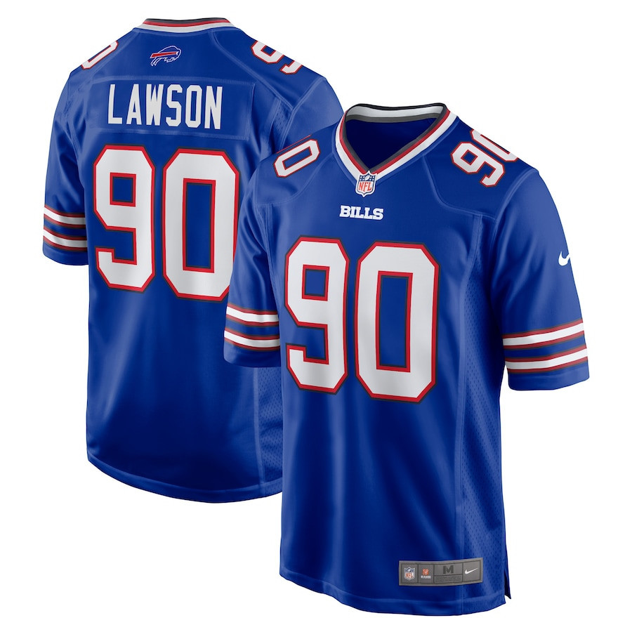 Shaq Lawson 90 Buffalo Bills Men Game Jersey - Royal