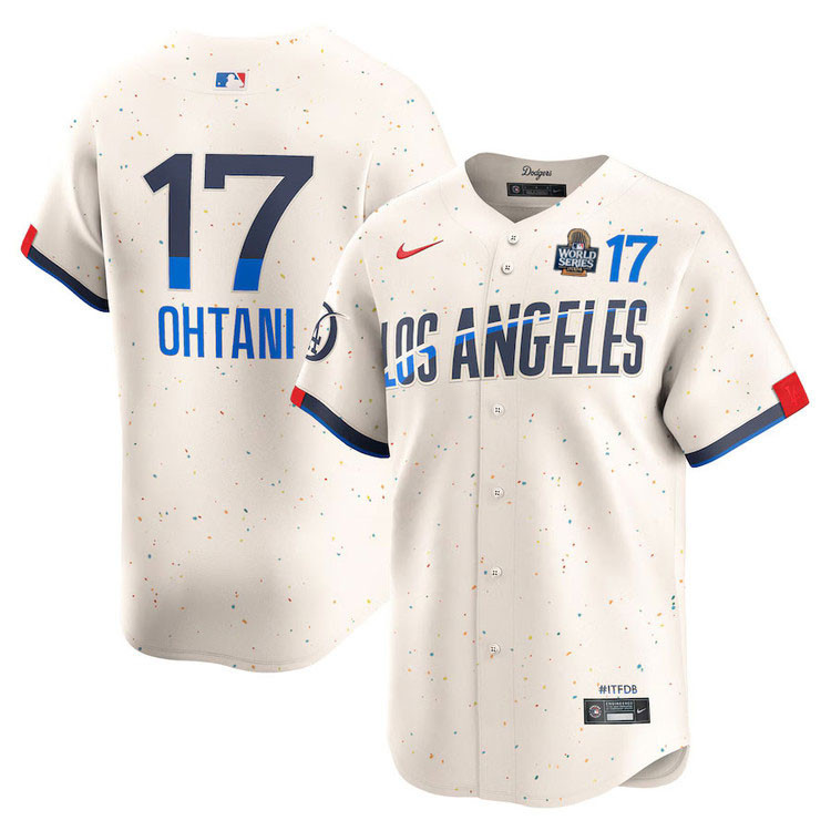 Shohei Ohtani Los Angeles Dodgers 2024 City Connect Limited World Series Jersey