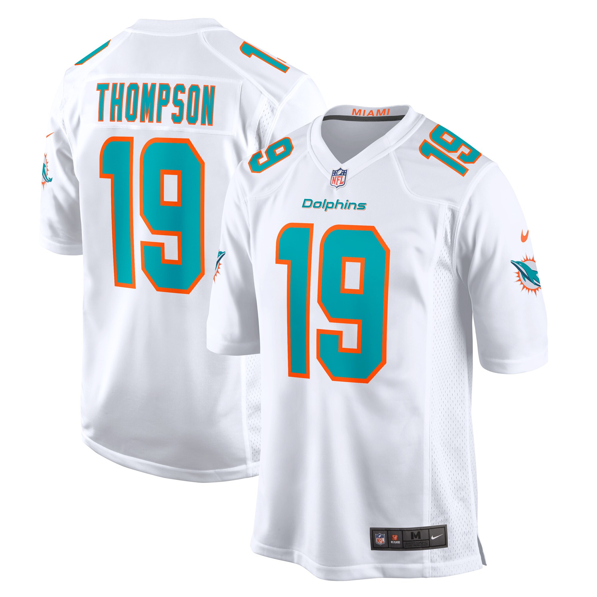 Skylar Thompson Miami Dolphins Game Player Jersey - White