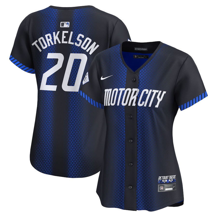Spencer Torkelson 20 Detroit Tigers 2024 City Connect Limited Women Jersey - Navy