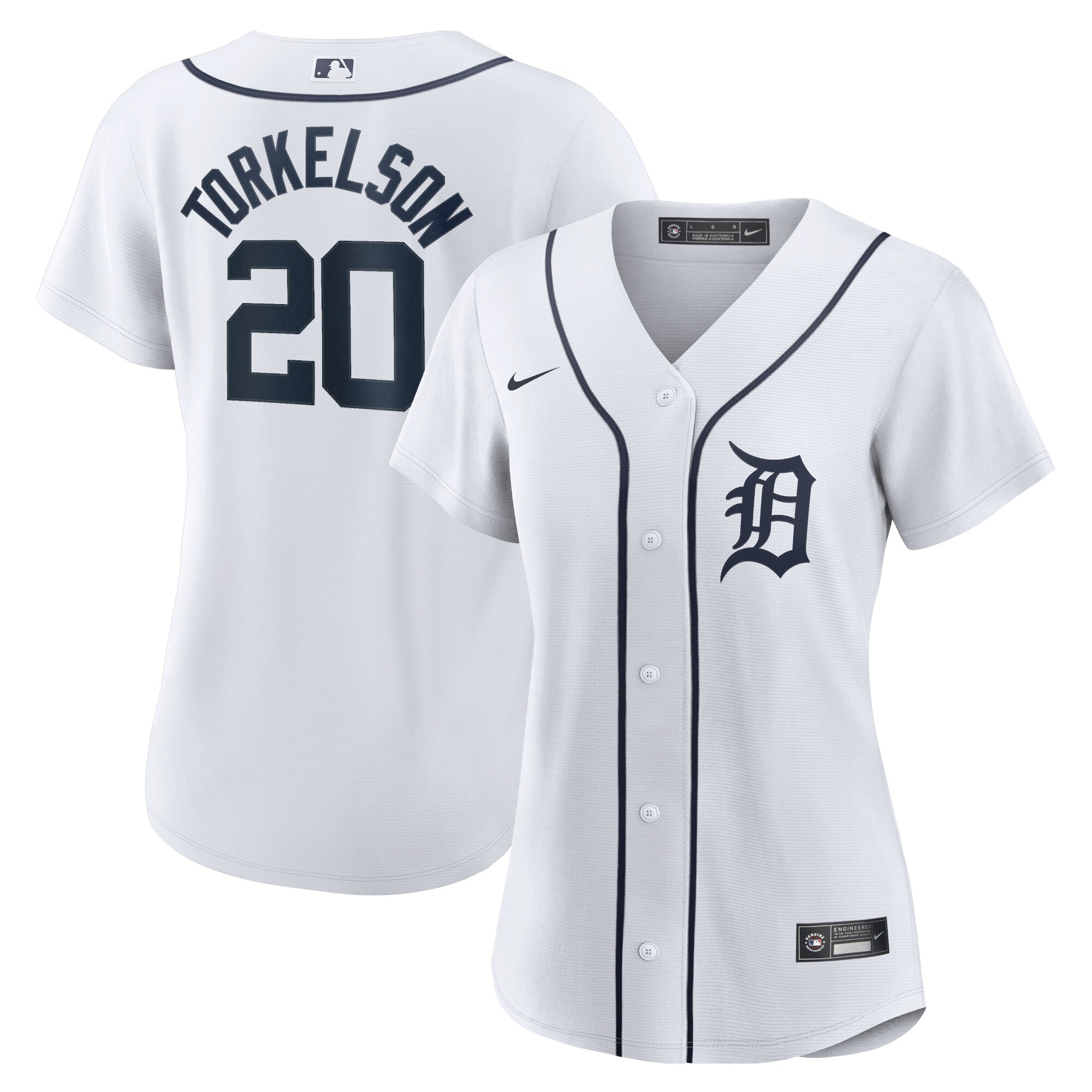 Spencer Torkelson Detroit Tigers Women's Home Replica Player Jersey - White