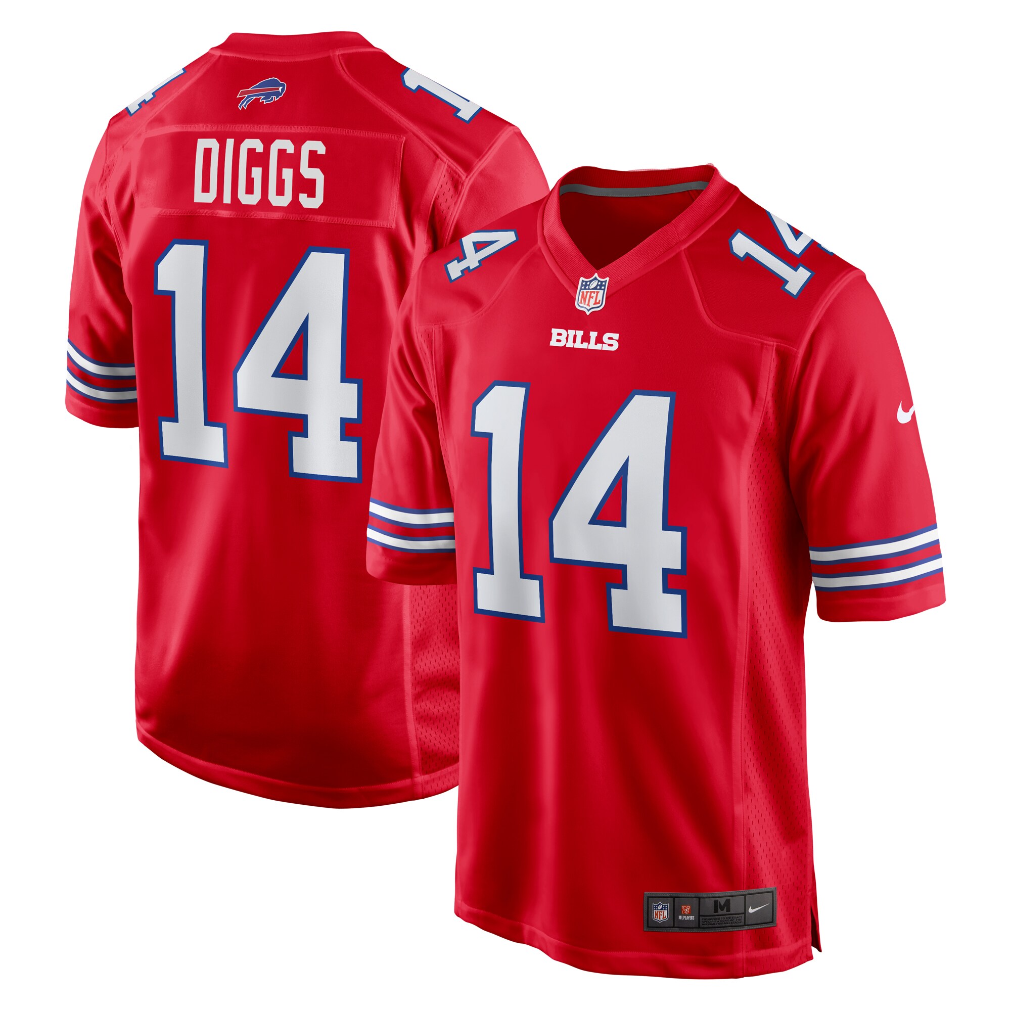 Stefon Diggs Buffalo Bills Alternate Game Jersey - Red