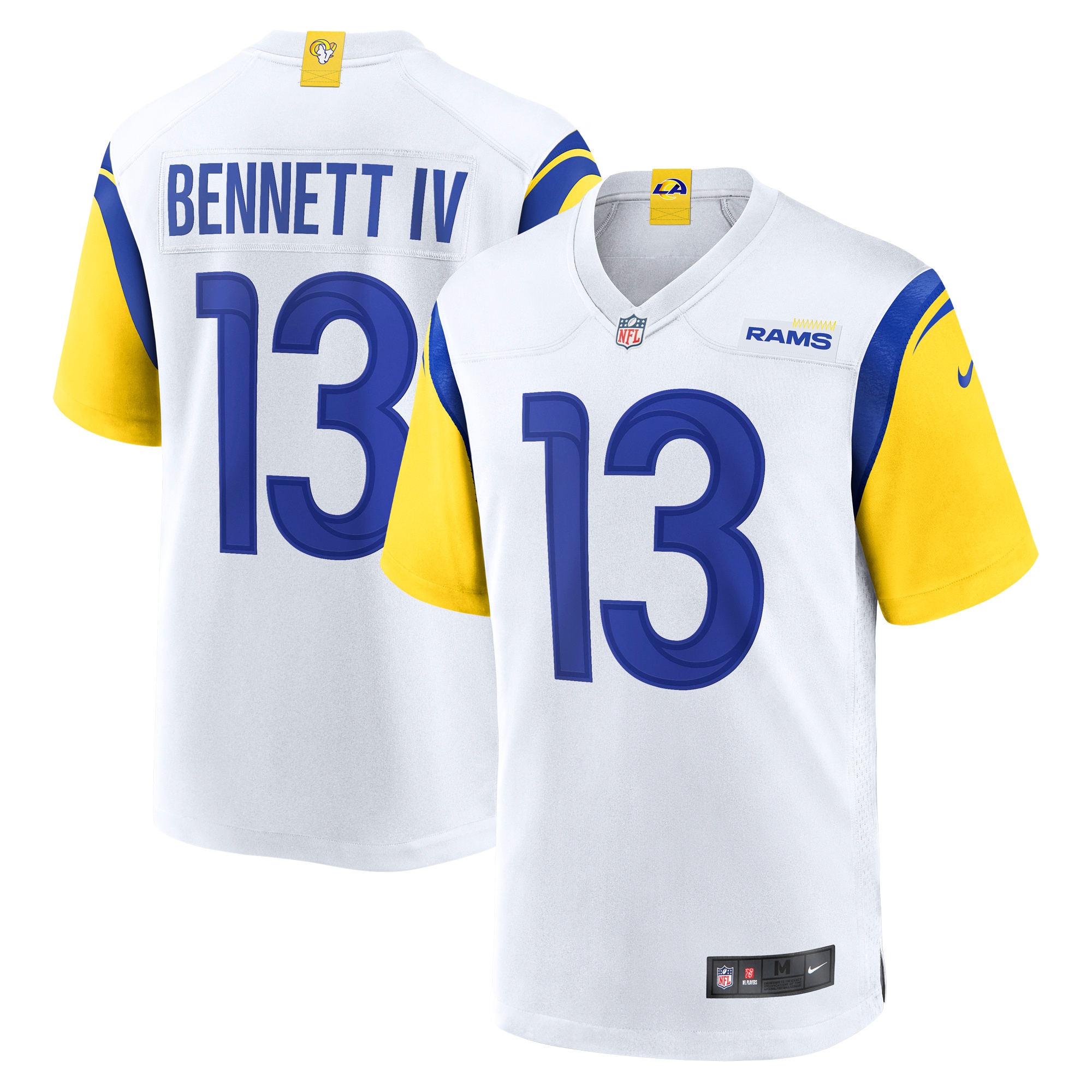 Stetson Bennett Los Angeles Rams Game Jersey - White