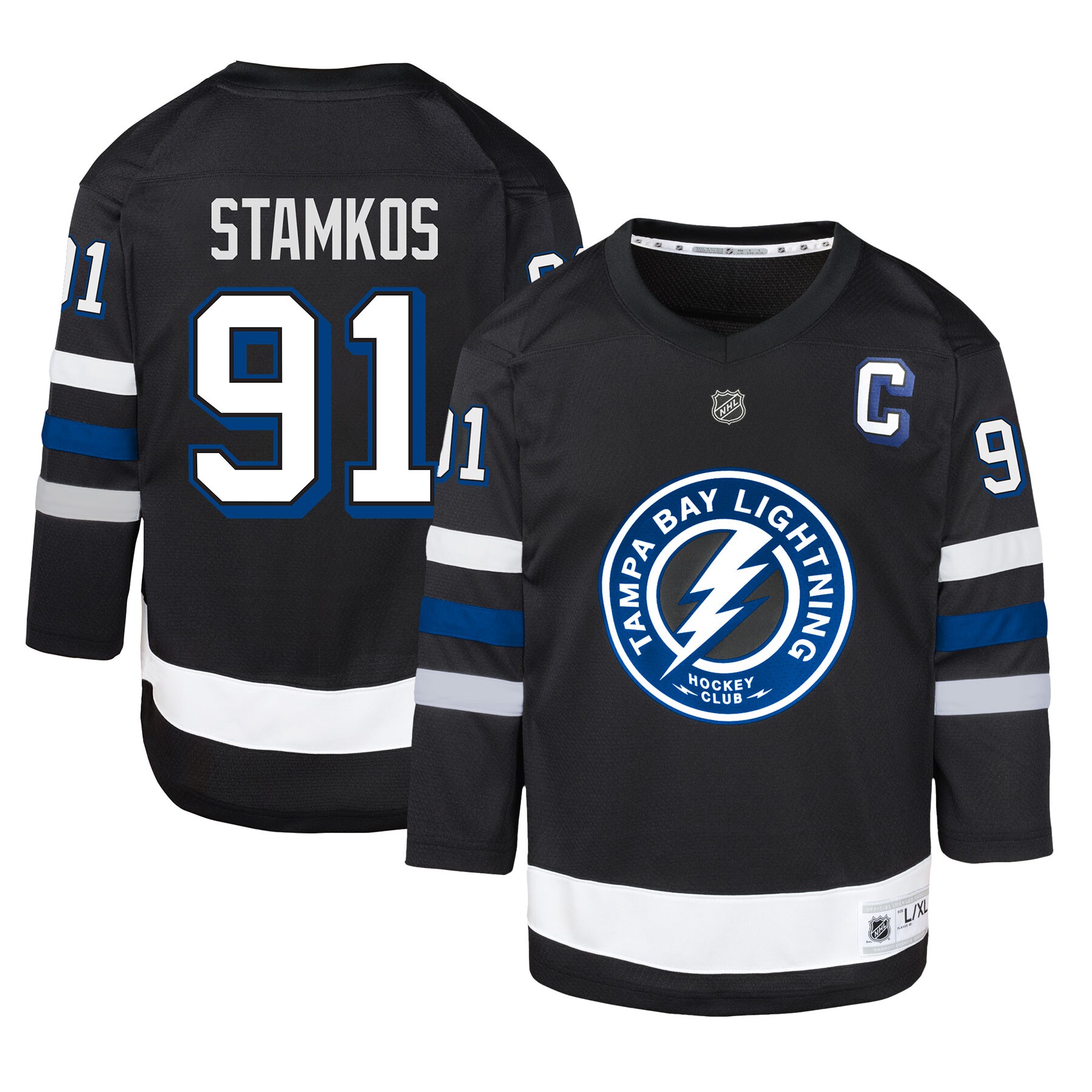 Steven Stamkos Tampa Bay Lightning Preschool Alternate Replica Player Jersey - Black