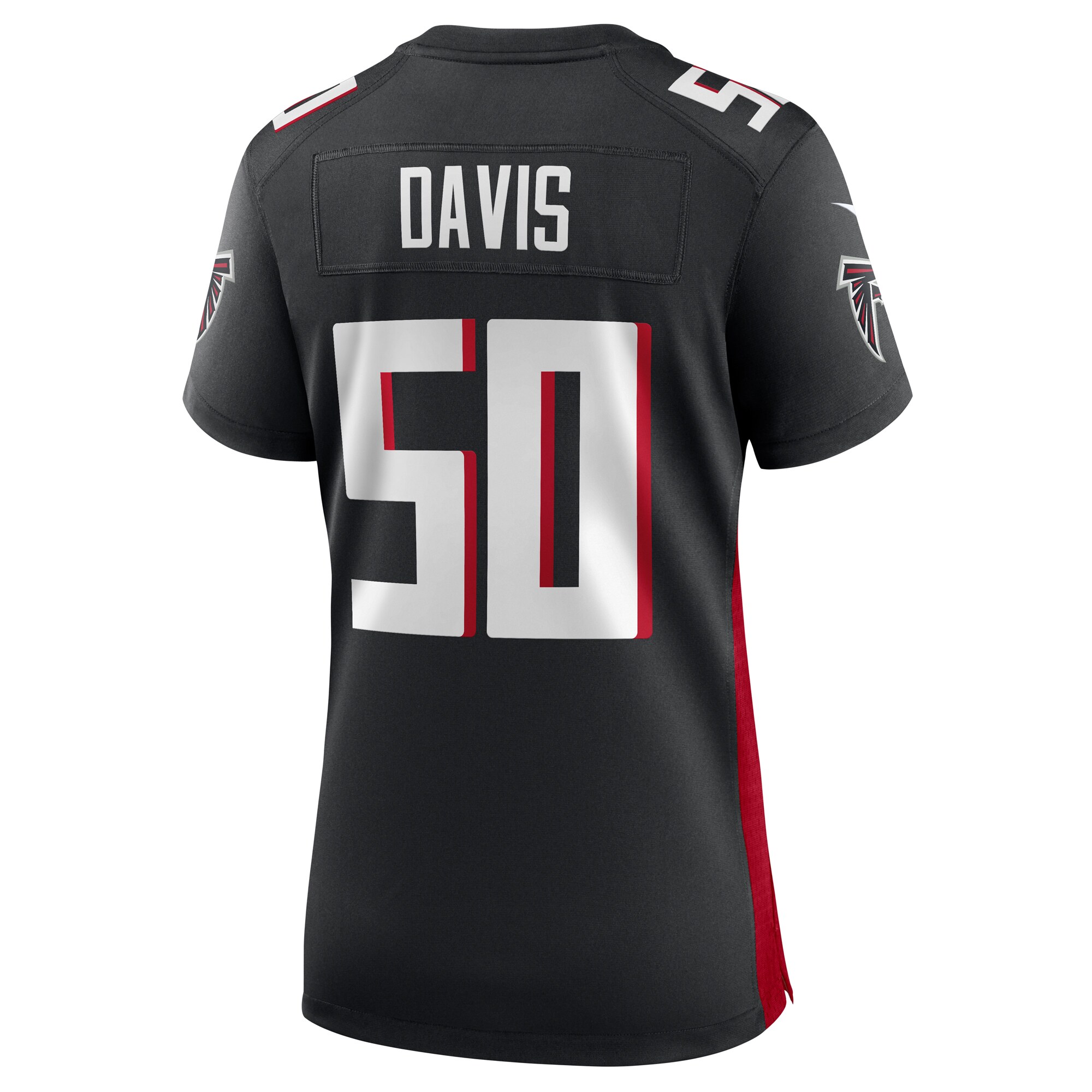 Tae Davis Atlanta Falcons Women's Team Game Jersey - Black