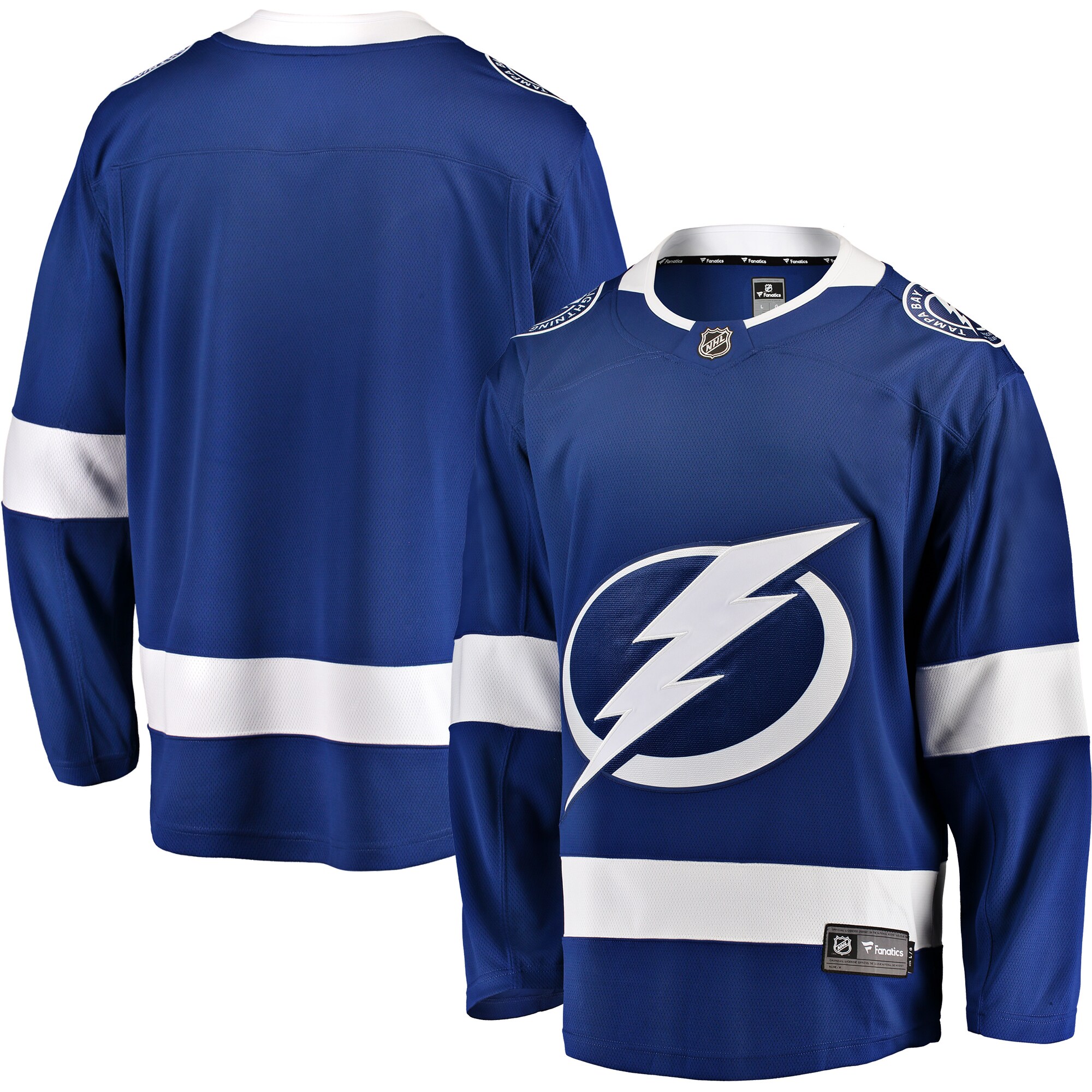 Tampa Bay Lightning Fanatics Breakaway Home Jersey - Blue
