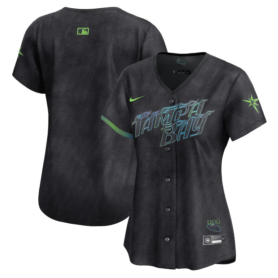 Tampa Bay Rays 2024 City Connect Limited Women Jersey - Charcoal