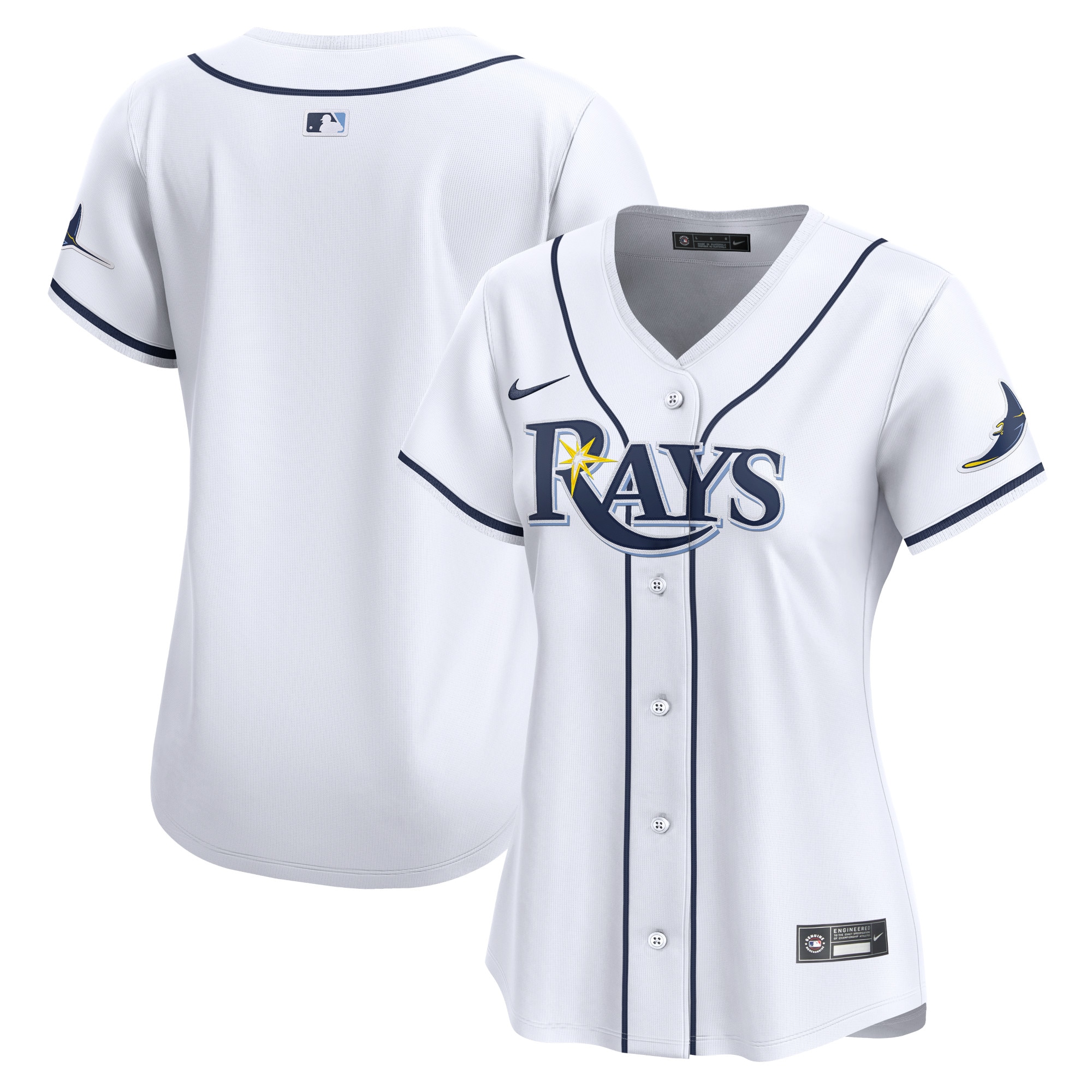 Tampa Bay Rays Women's Home Limited Jersey - White